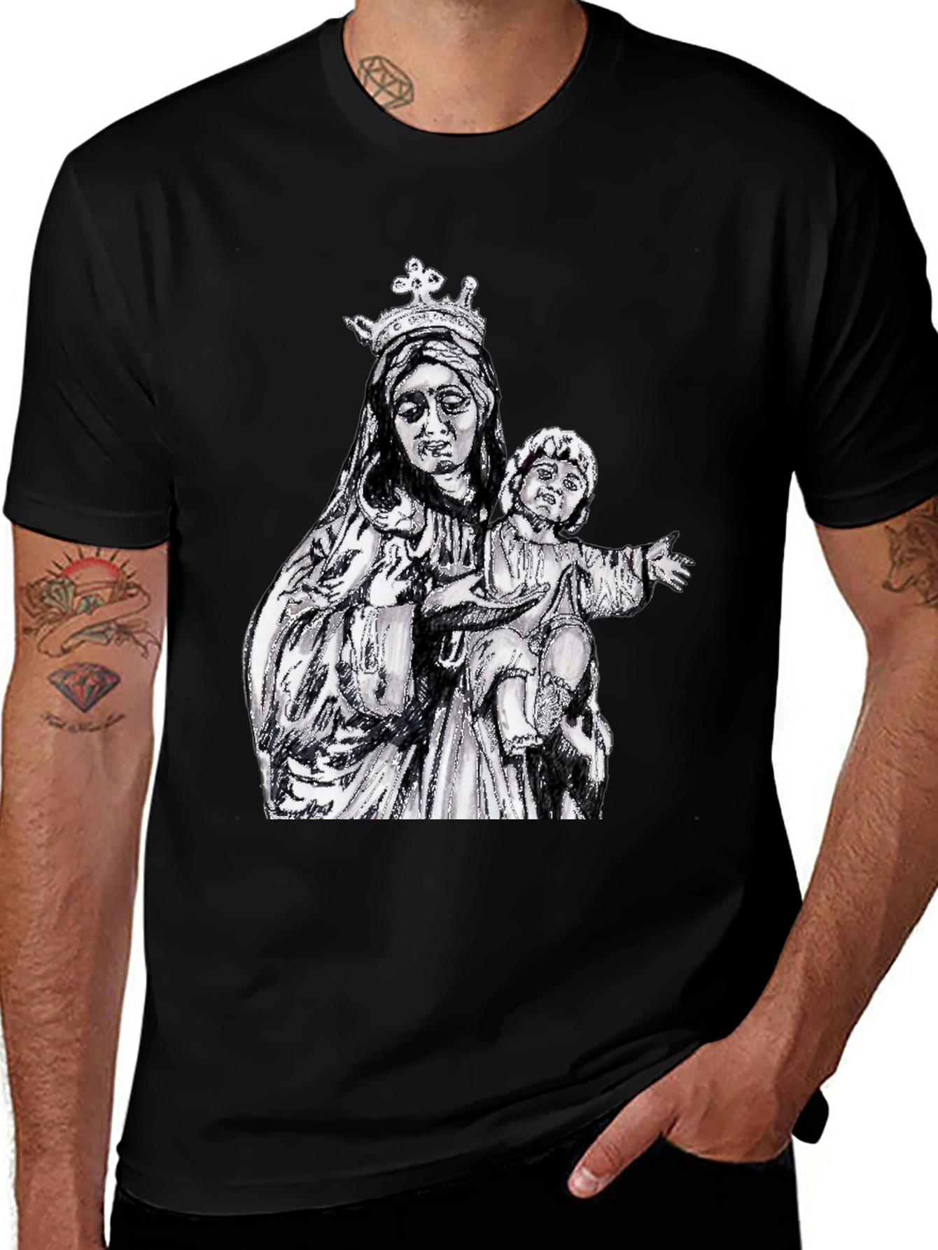 Variant 14 of Madonna and Child Graphic Tee