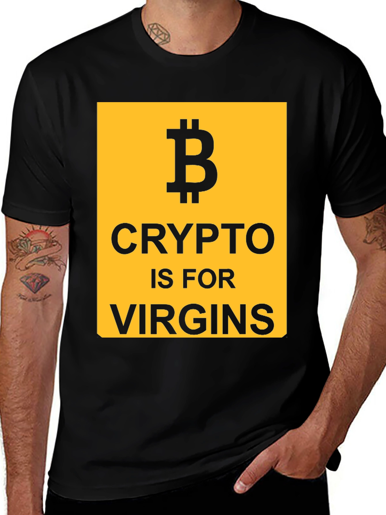 Crypto Is For Virgins Graphic Tee