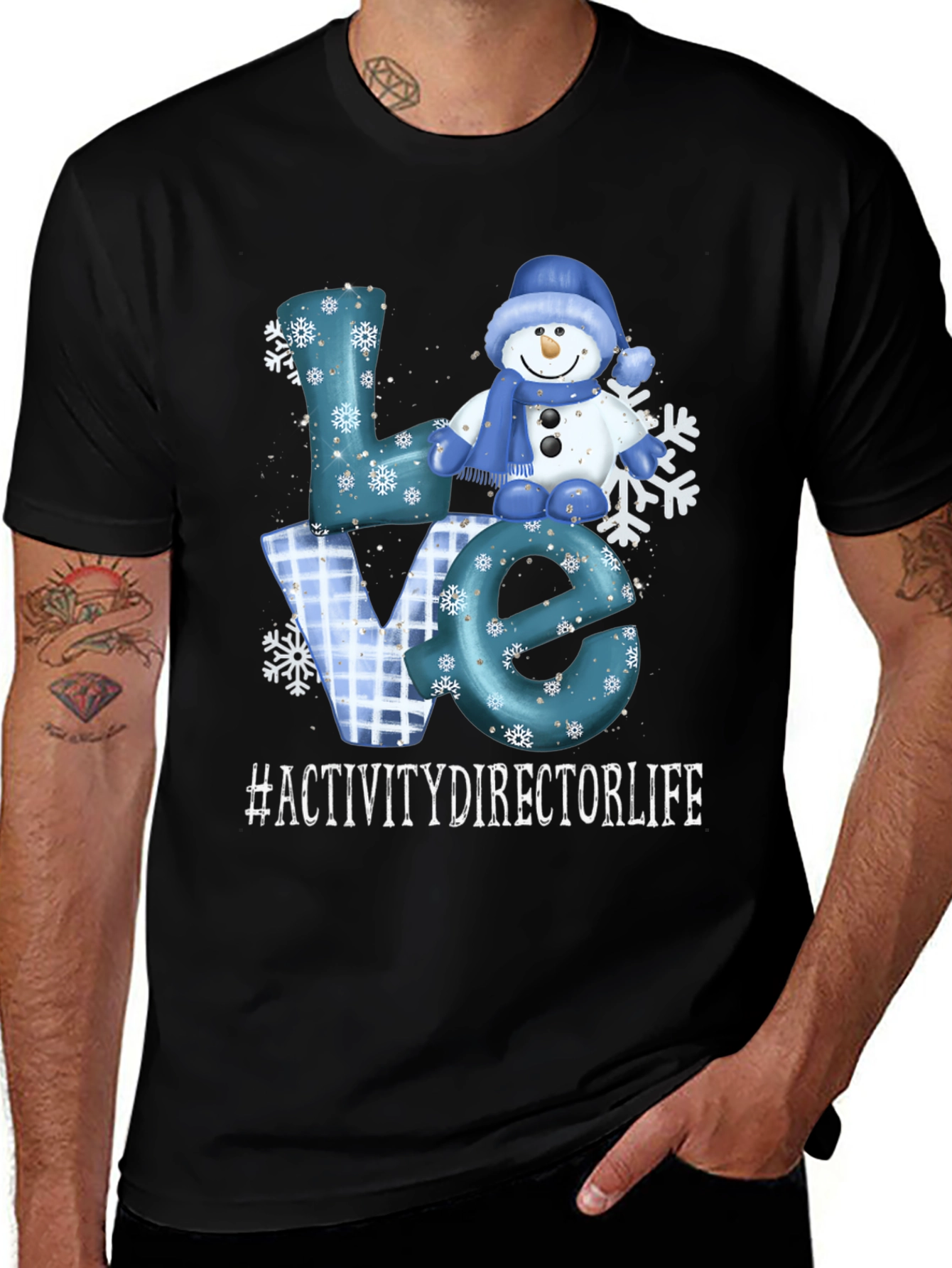 Activity Director Life Snowman Graphic Tee