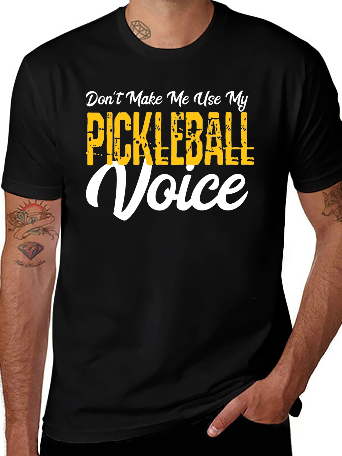 Pickleball Voice T-Shirt - Funny Graphic Tee