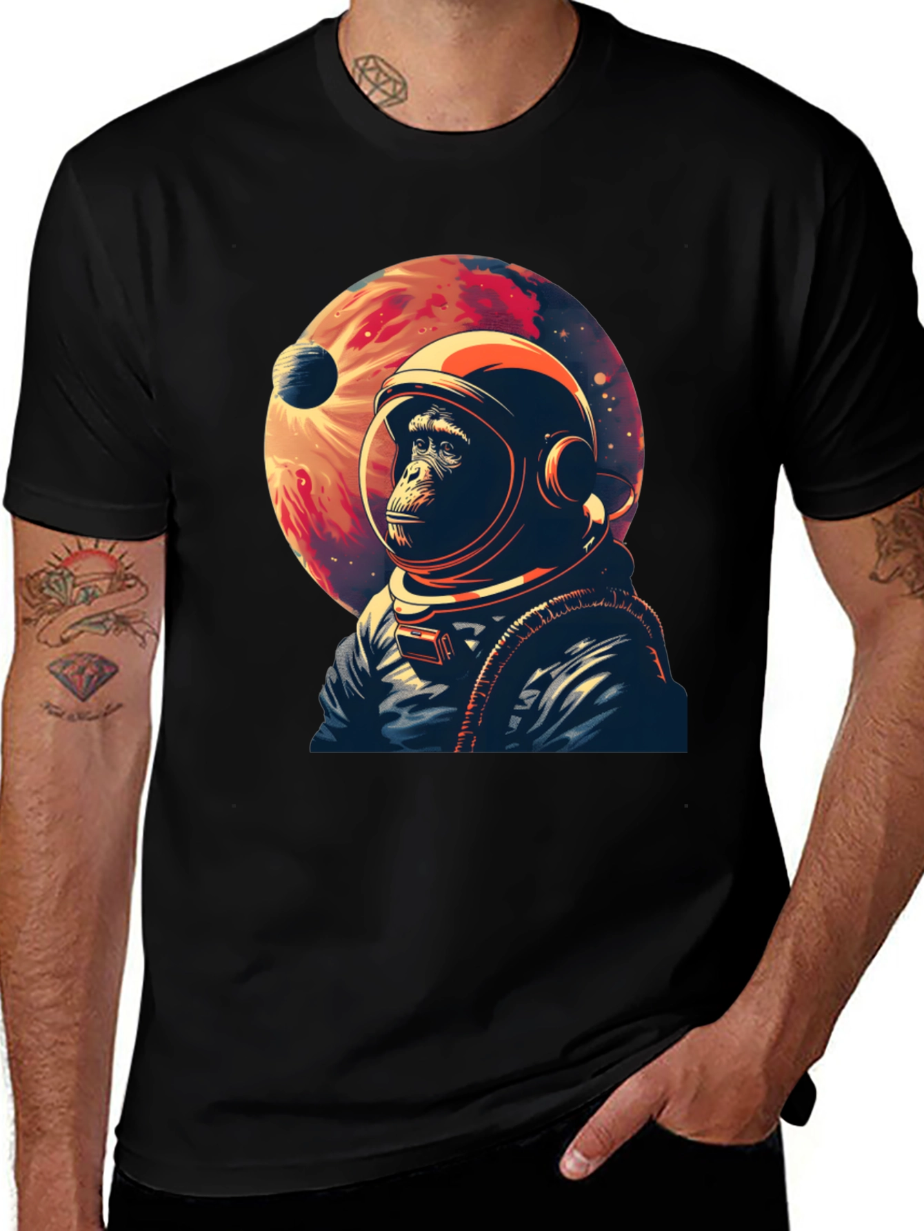 Variant 17 of Ape Astronaut Graphic Tee