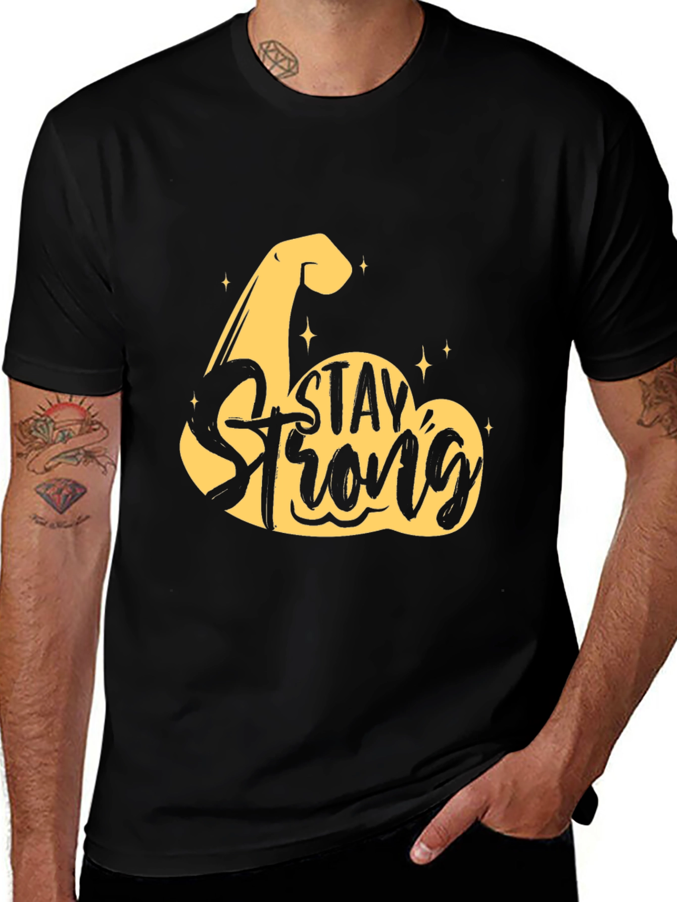 Variant 22 of Stay Strong Graphic Tee