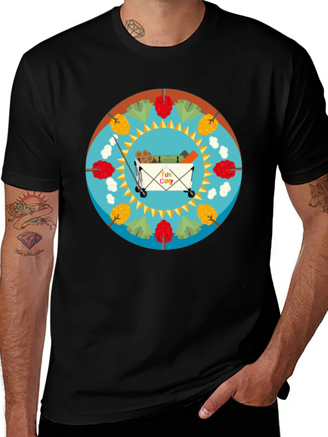 Variant 14 of Fun Camp T-Shirt: Camping Adventure Tee
