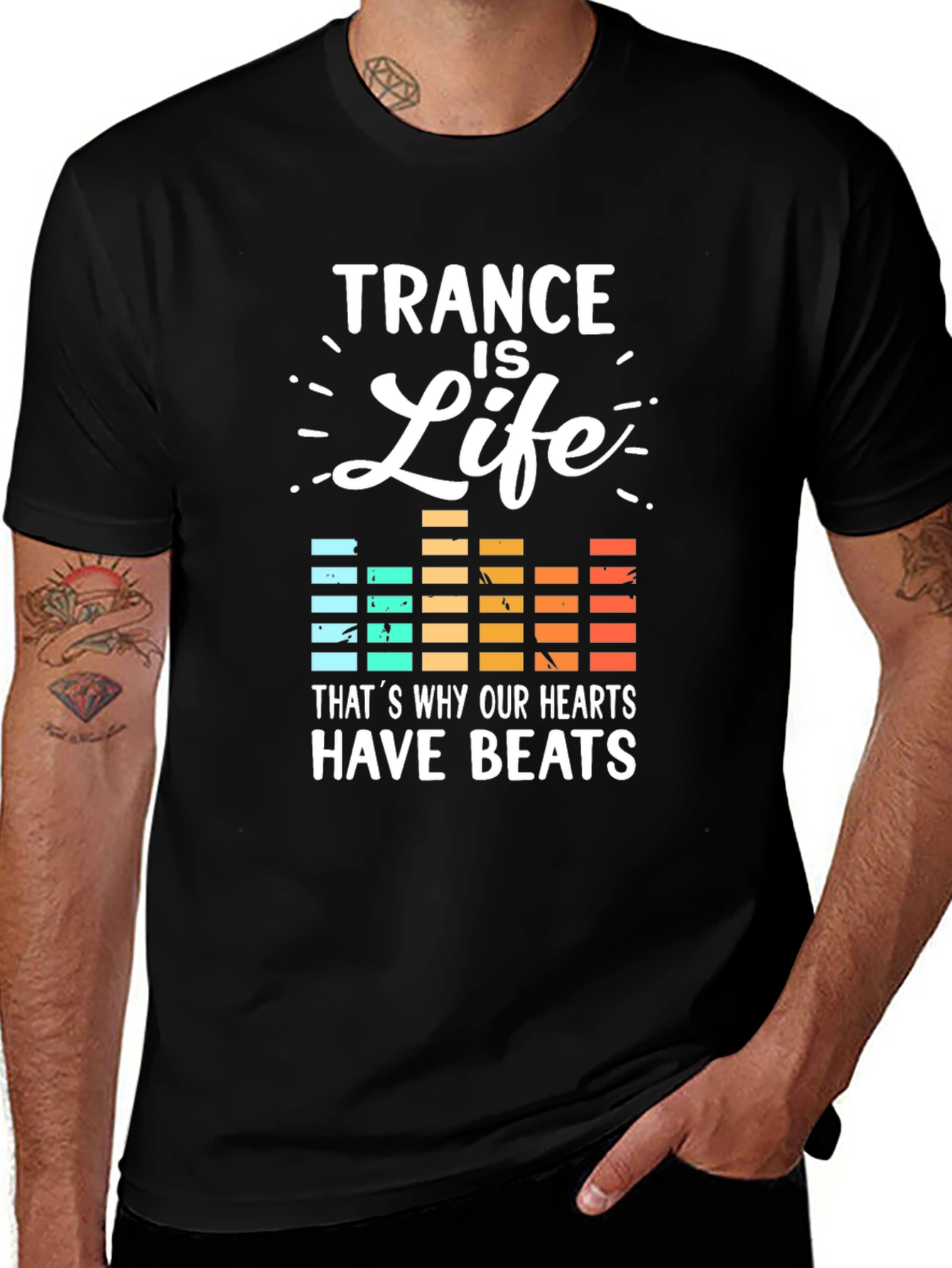 Variant 17 of Trance is Life Graphic Tee - Music Lover T-Shirt