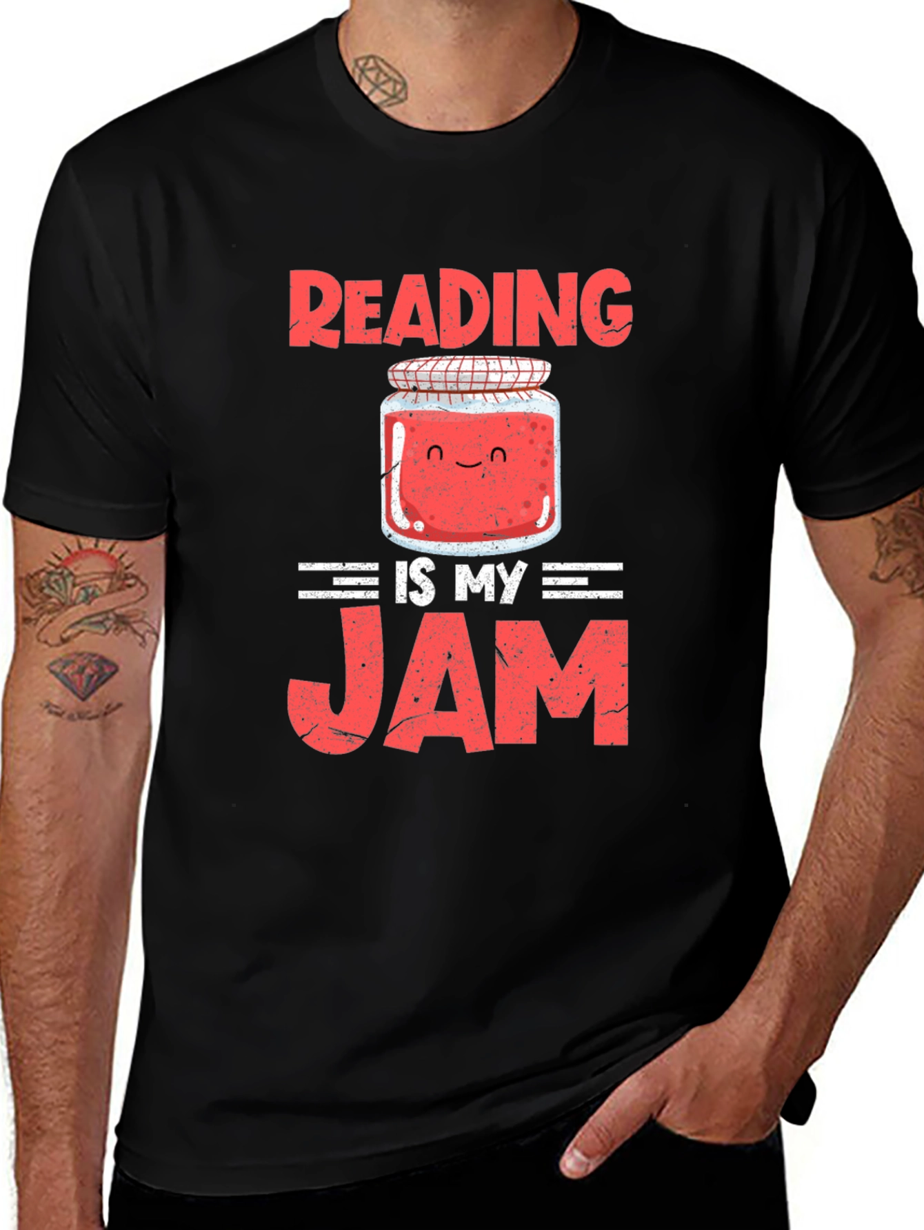 Reading is My Jam Funny T-Shirt