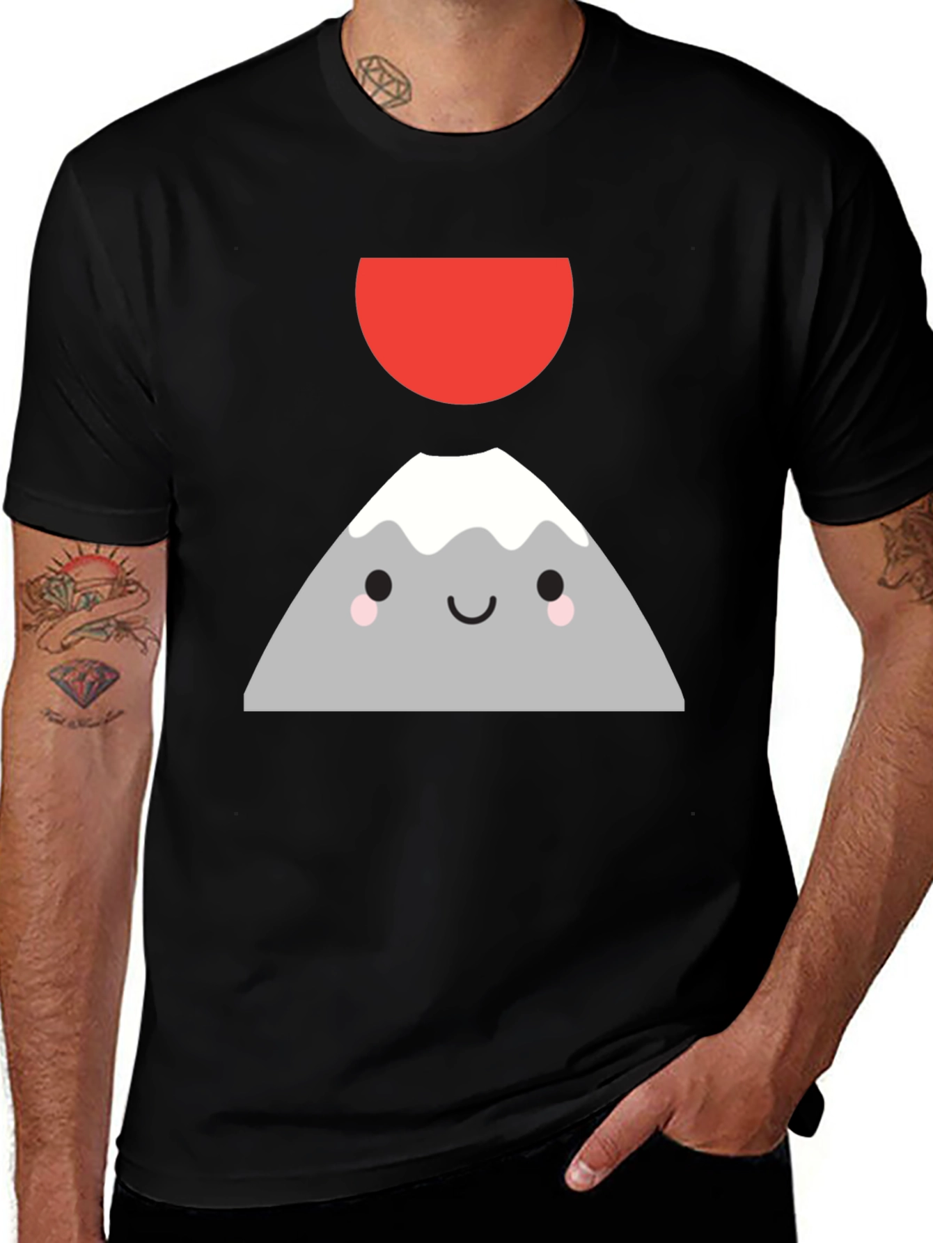 Variant 8 of Cute Mount Fuji Graphic Tee