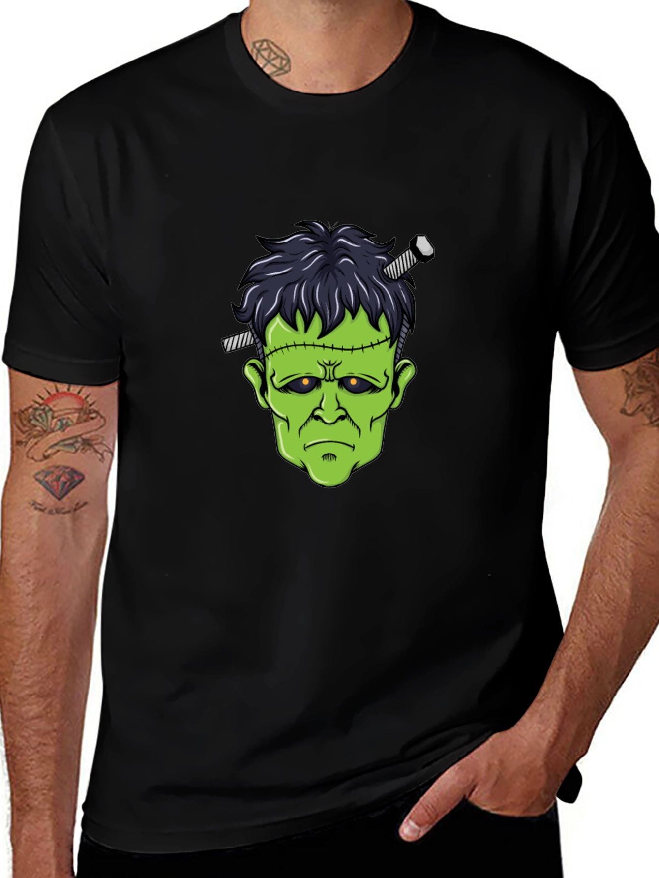 Frankenstein Graphic Tee - Halloween Ready!