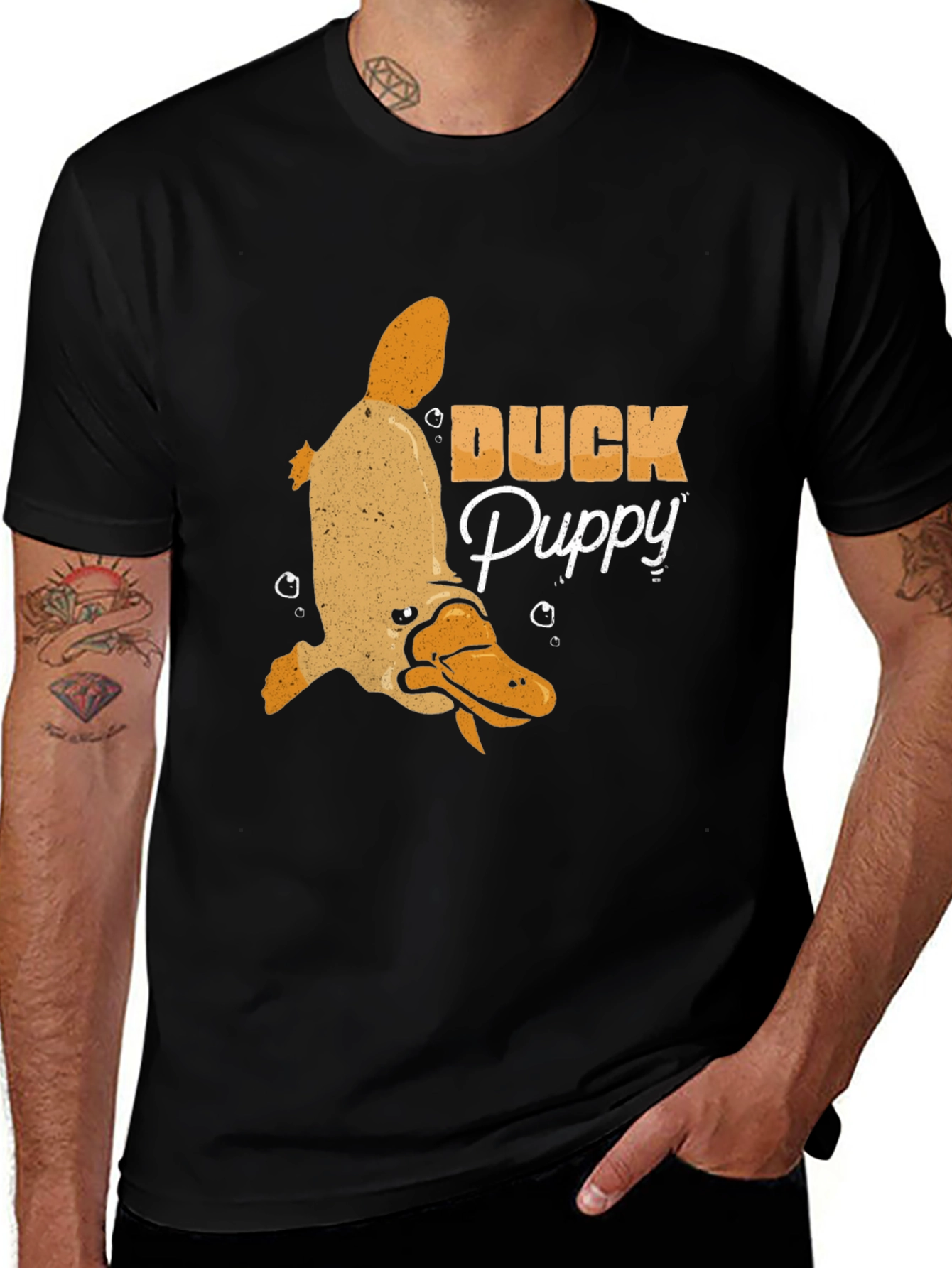 Variant 14 of Duck Puppy Graphic Tee - Novelty Humor T-Shirt