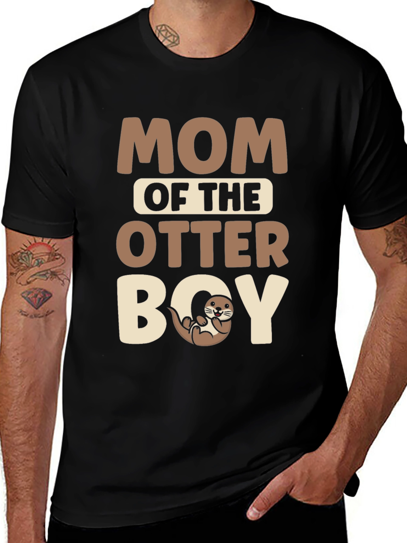 Variant 2 of Mom of the Otter Boy T-Shirt