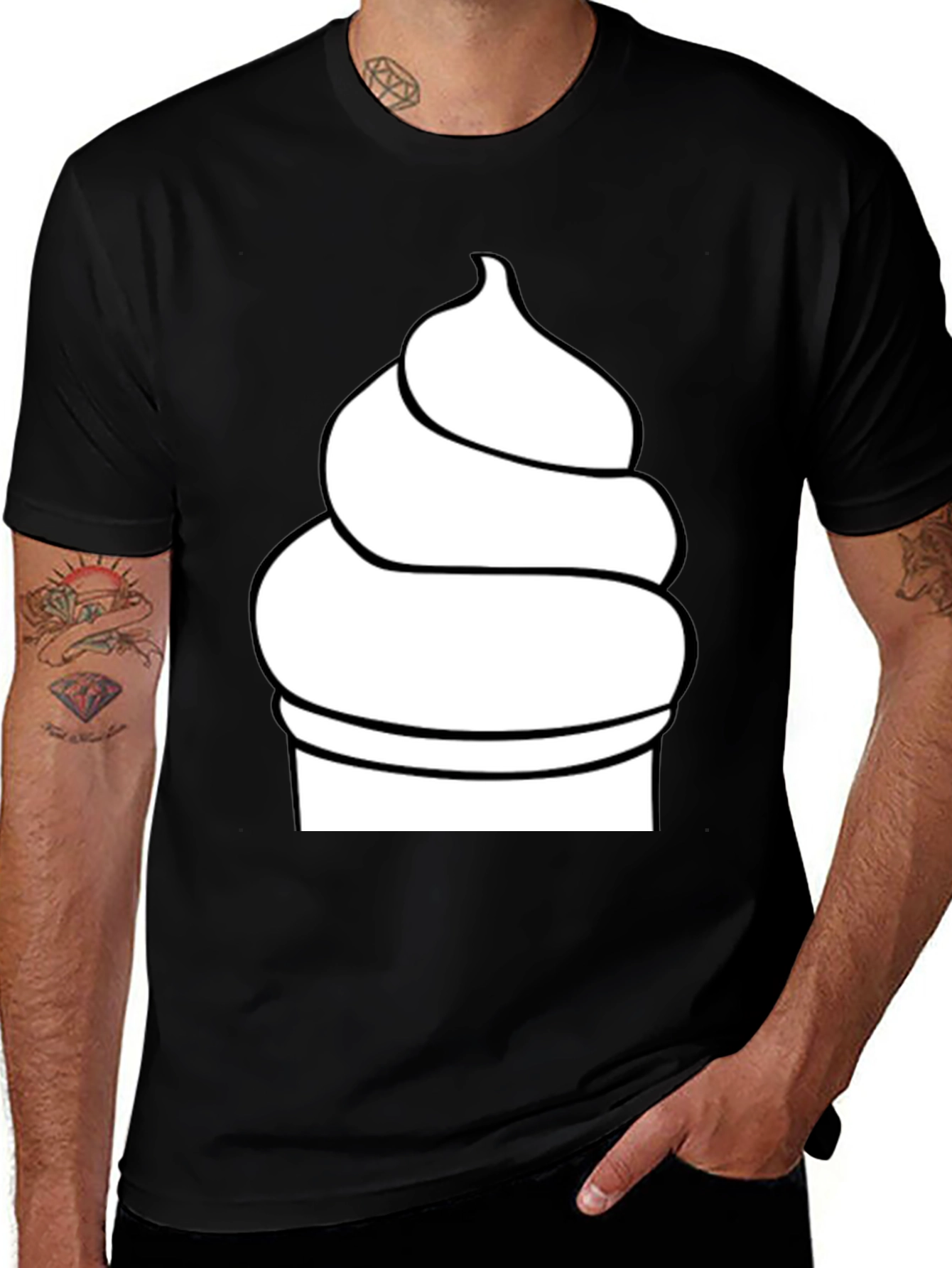 Variant 30 of Soft Serve T-Shirt: Cool & Quirky Tee for Summer