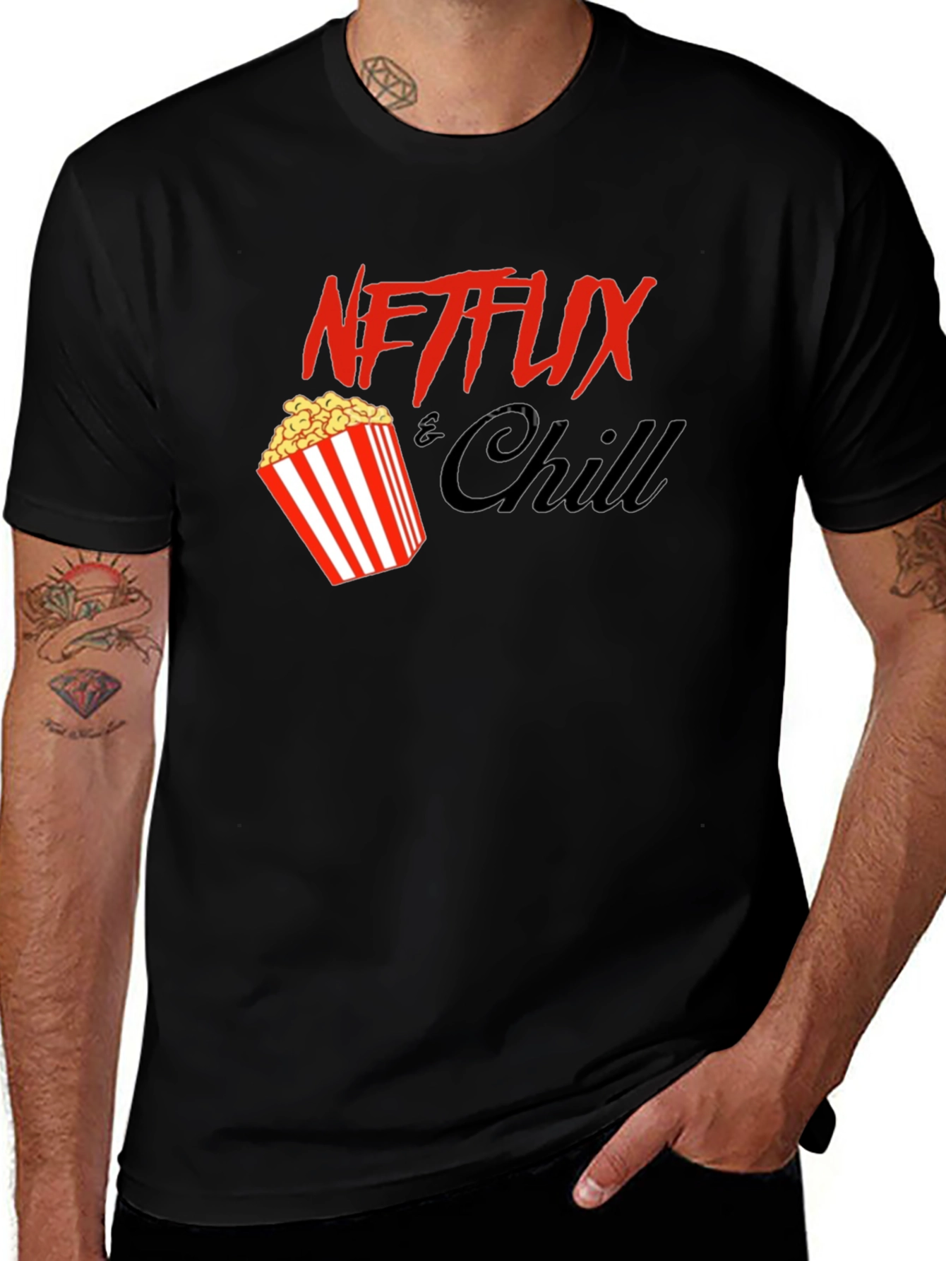 Netflix & Chill Graphic T-Shirt - Unisex Cotton Tee