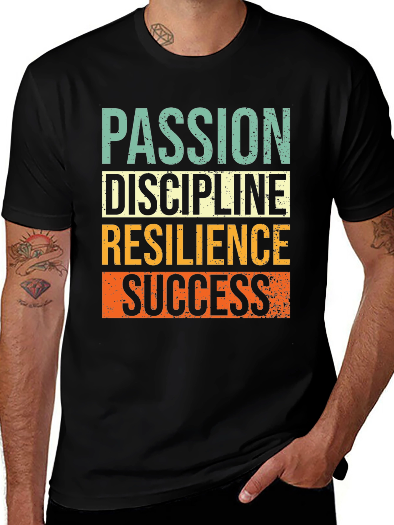 Variant 12 of Passion Discipline Resilience Success T-Shirt