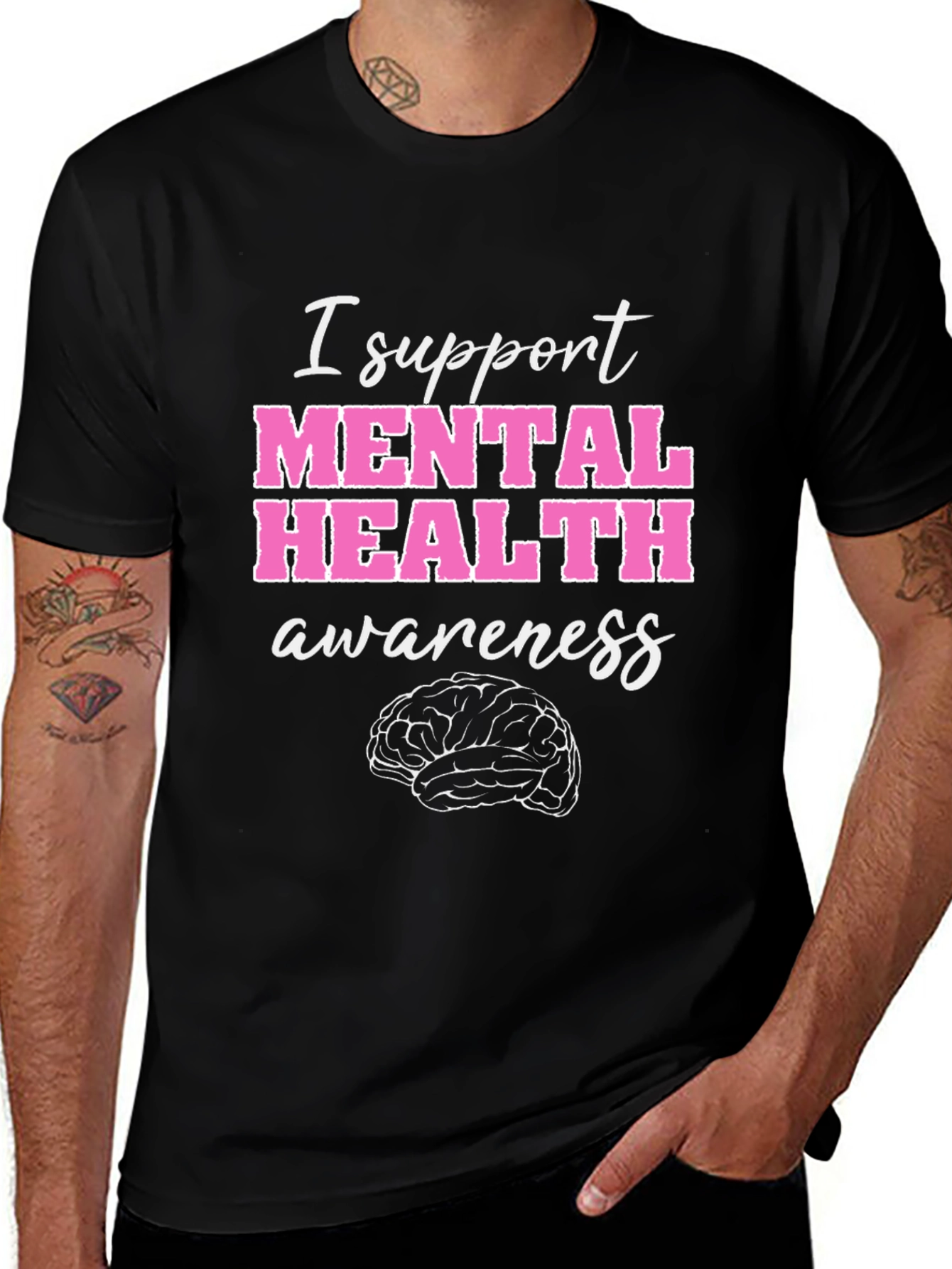 Mental Health Awareness T-Shirt - I Support