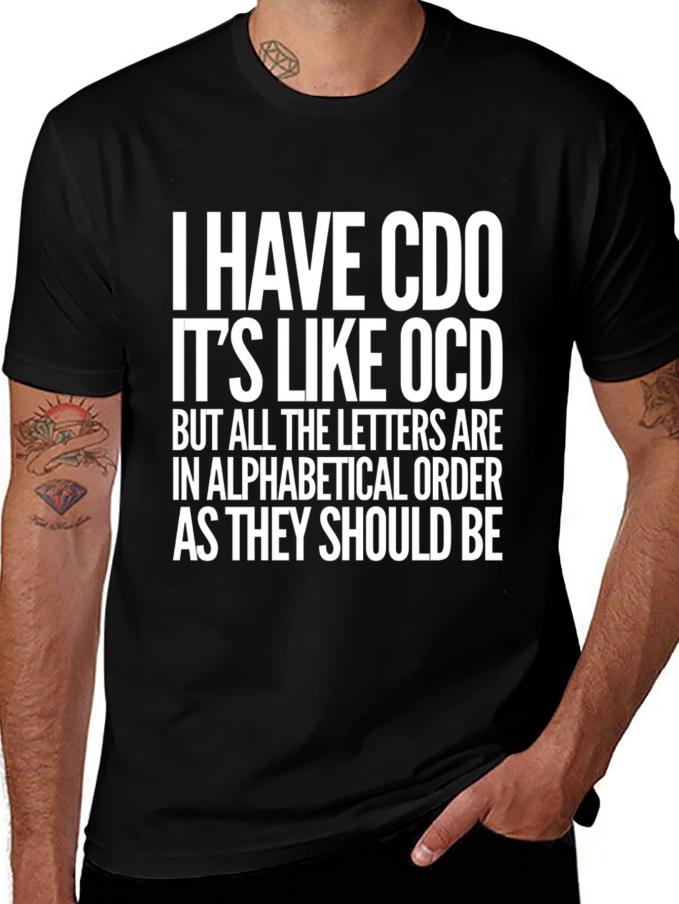 Variant 27 of CDO Alphabetical Order Funny T-Shirt