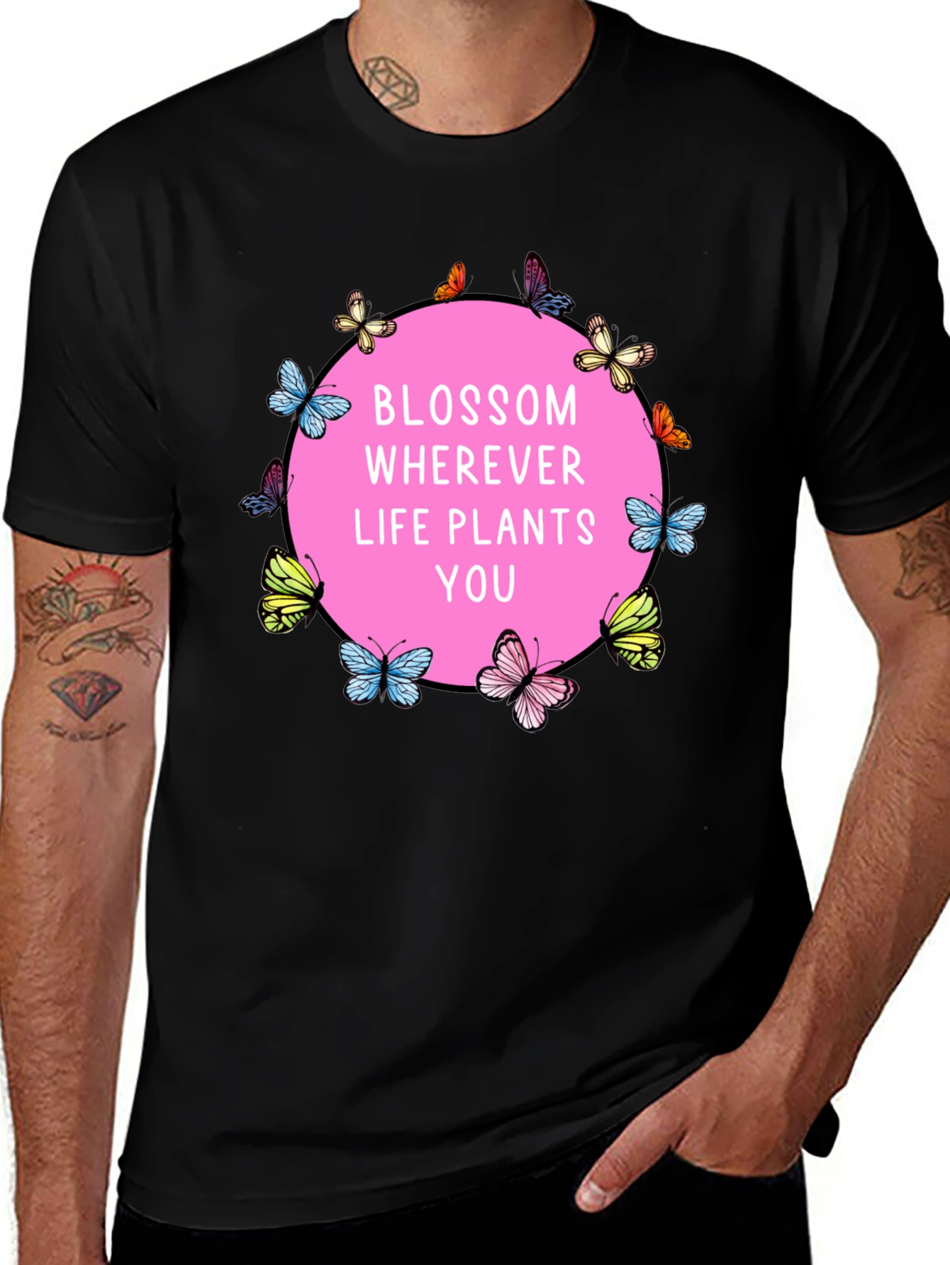 Variant 17 of Blossom Wherever Life Plants You T-Shirt