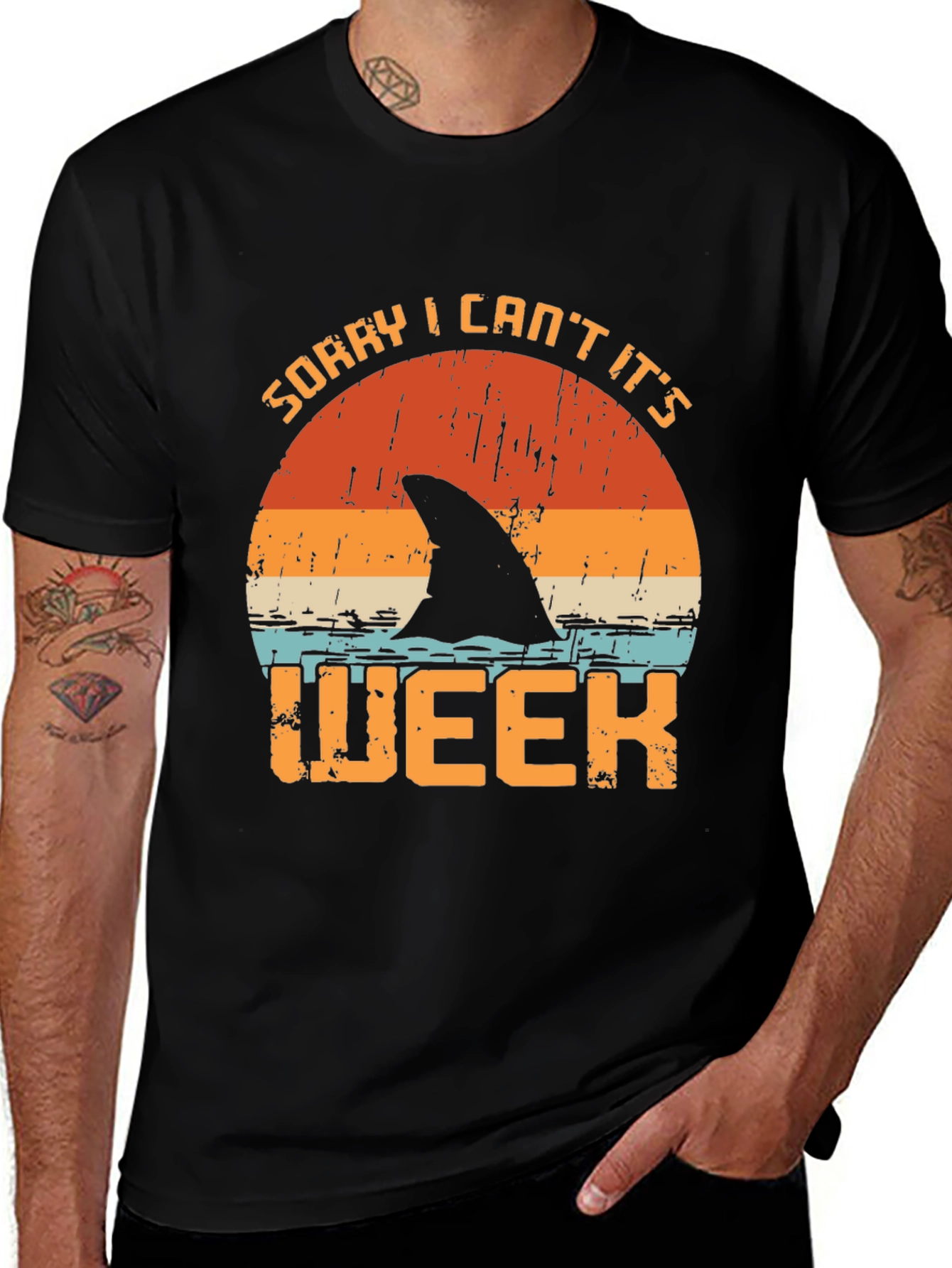 Variant 19 of Sorry I Can't It's Shark Week T-Shirt