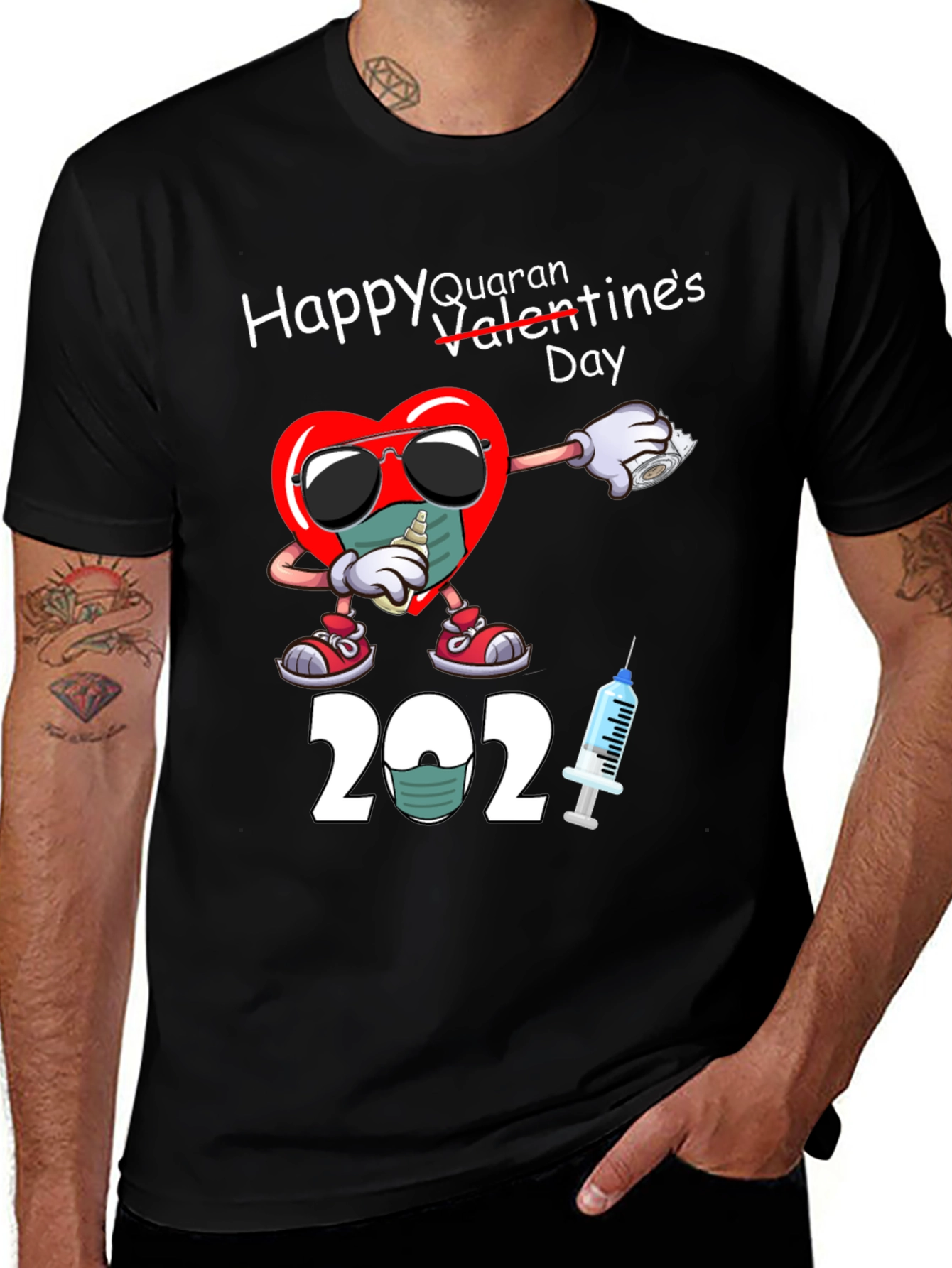 Quarantine Valentine's Day 2021 T-Shirt