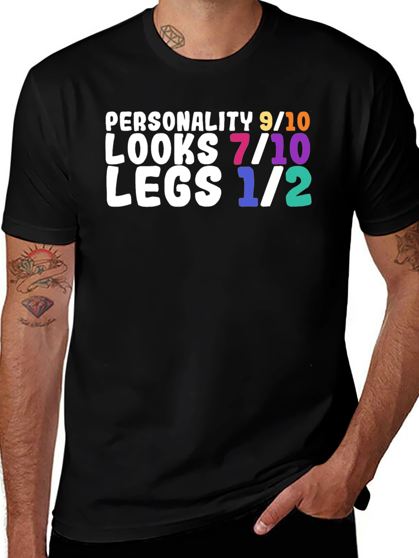 Variant 25 of Personality Looks Legs Funny T-Shirt