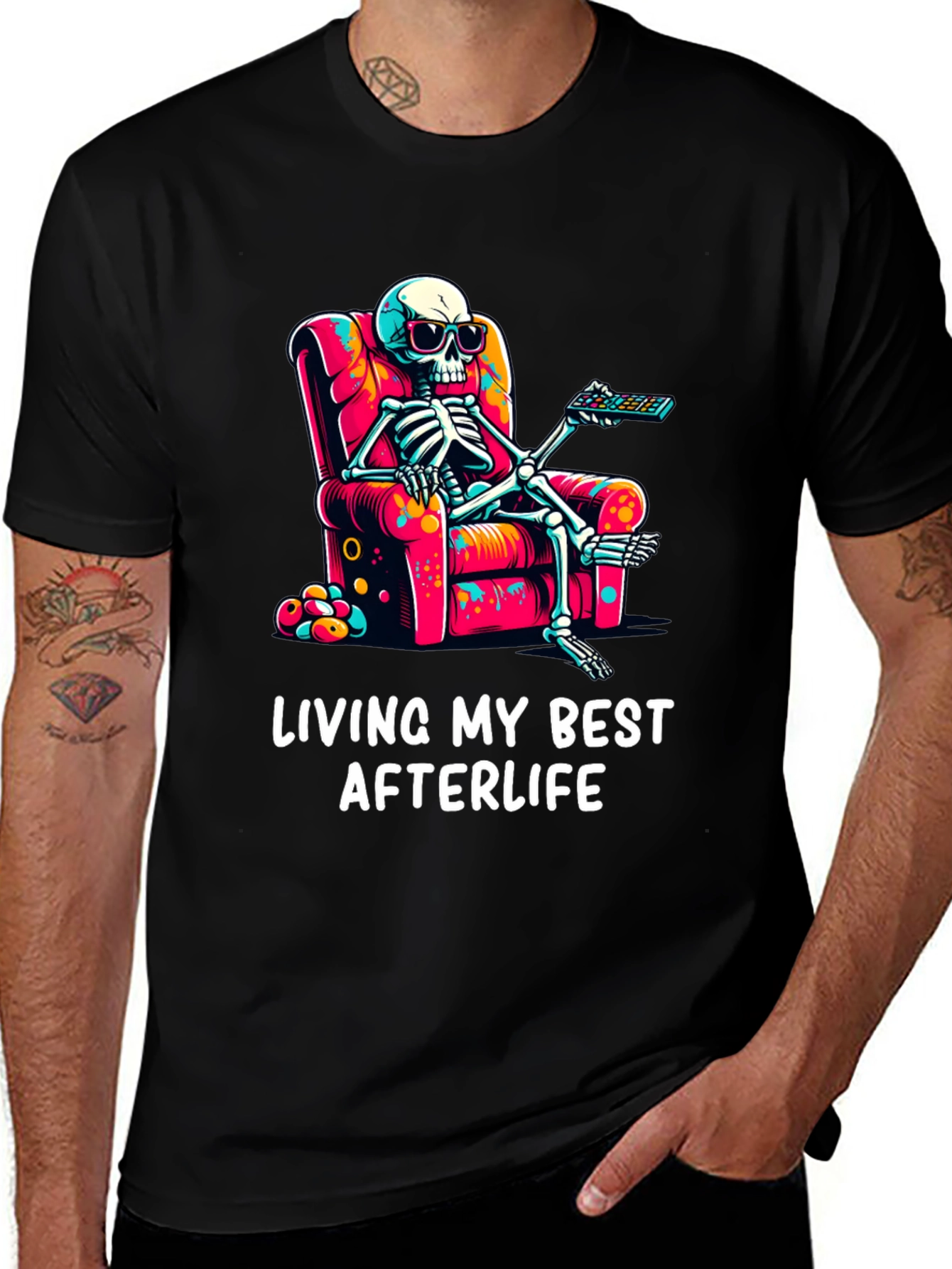 Variant 7 of Living My Best Afterlife T-Shirt