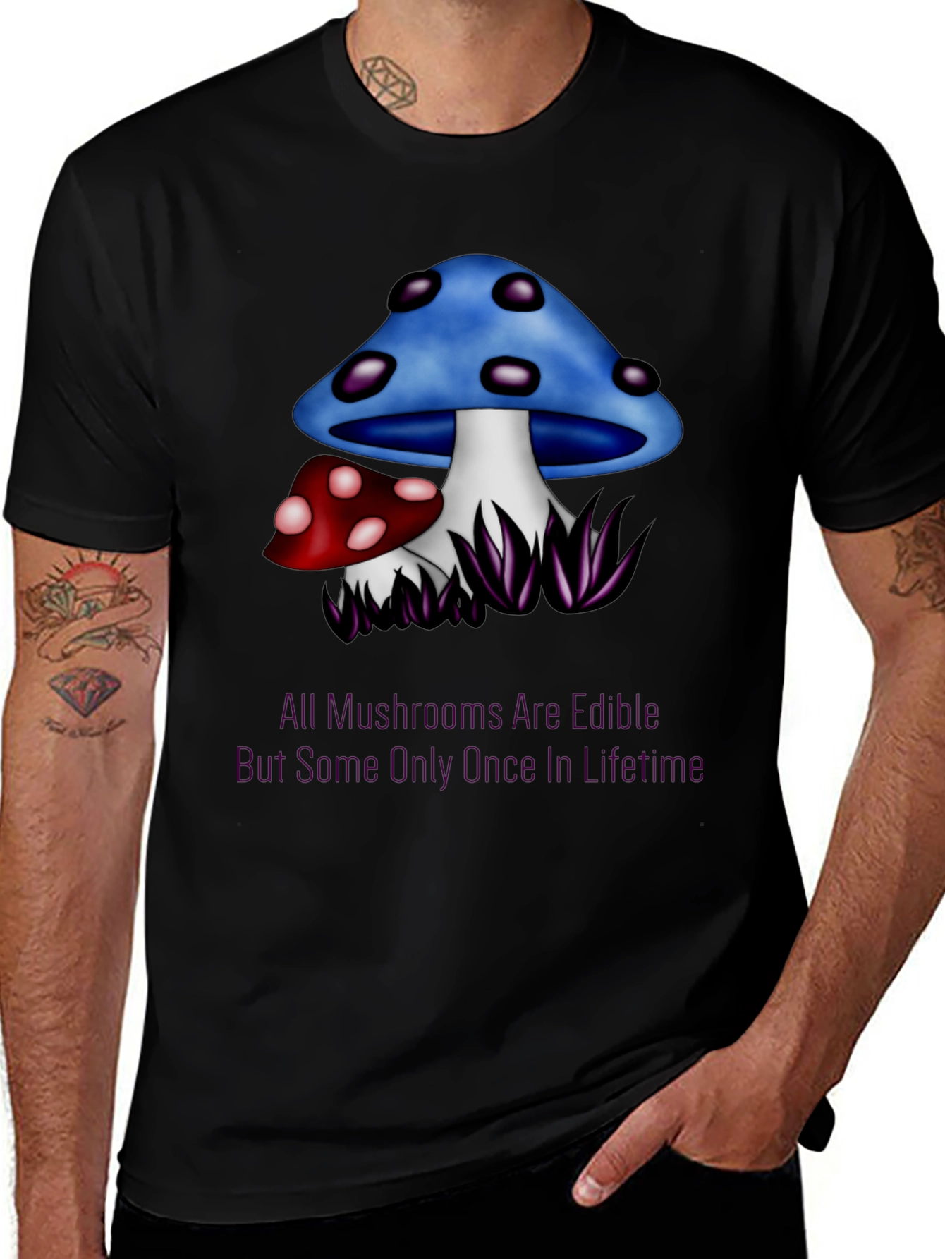 Variant 30 of Mushroom Edible T-Shirt 