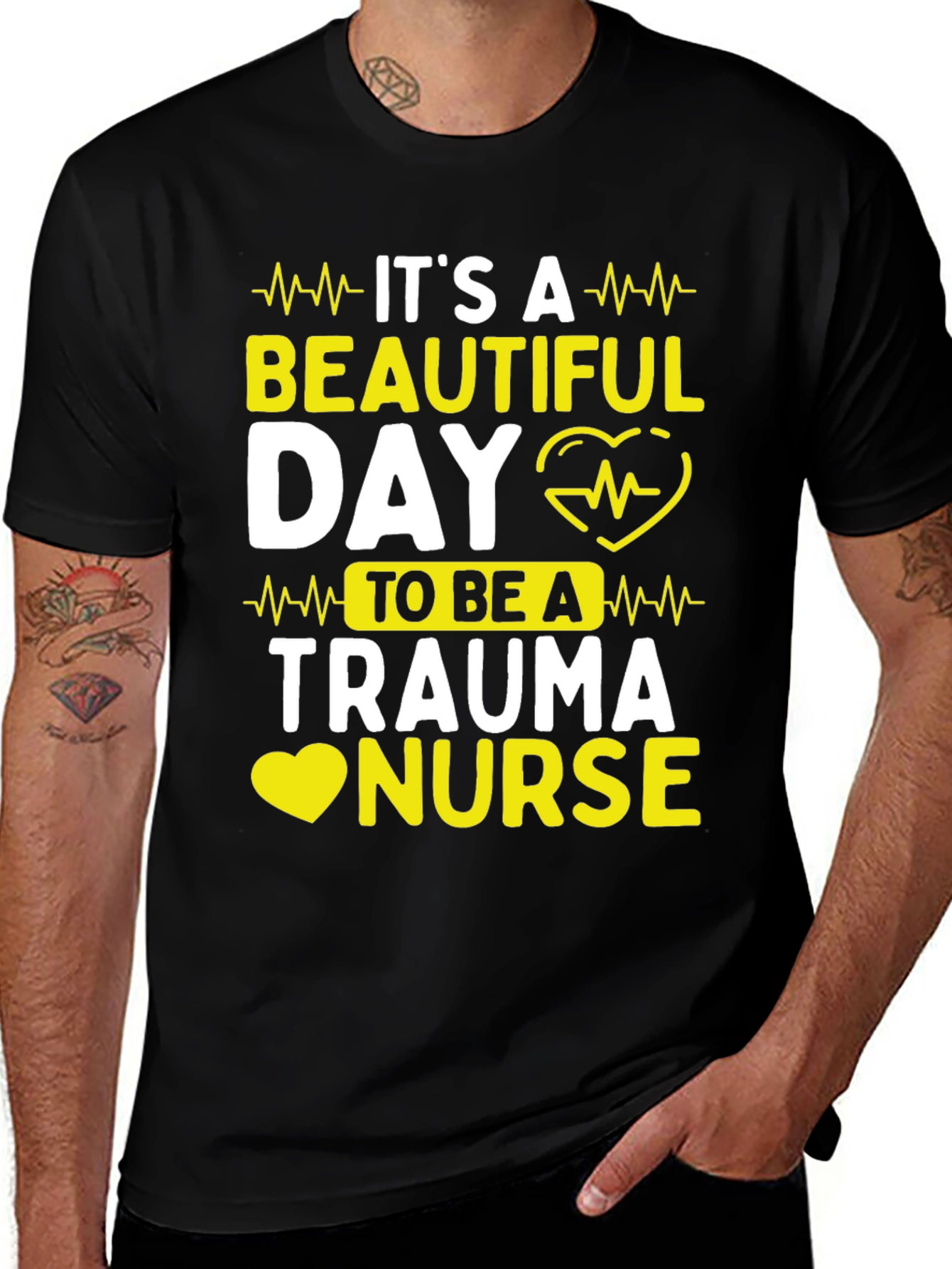 Trauma Nurse T-Shirt - Beautiful Day Tee