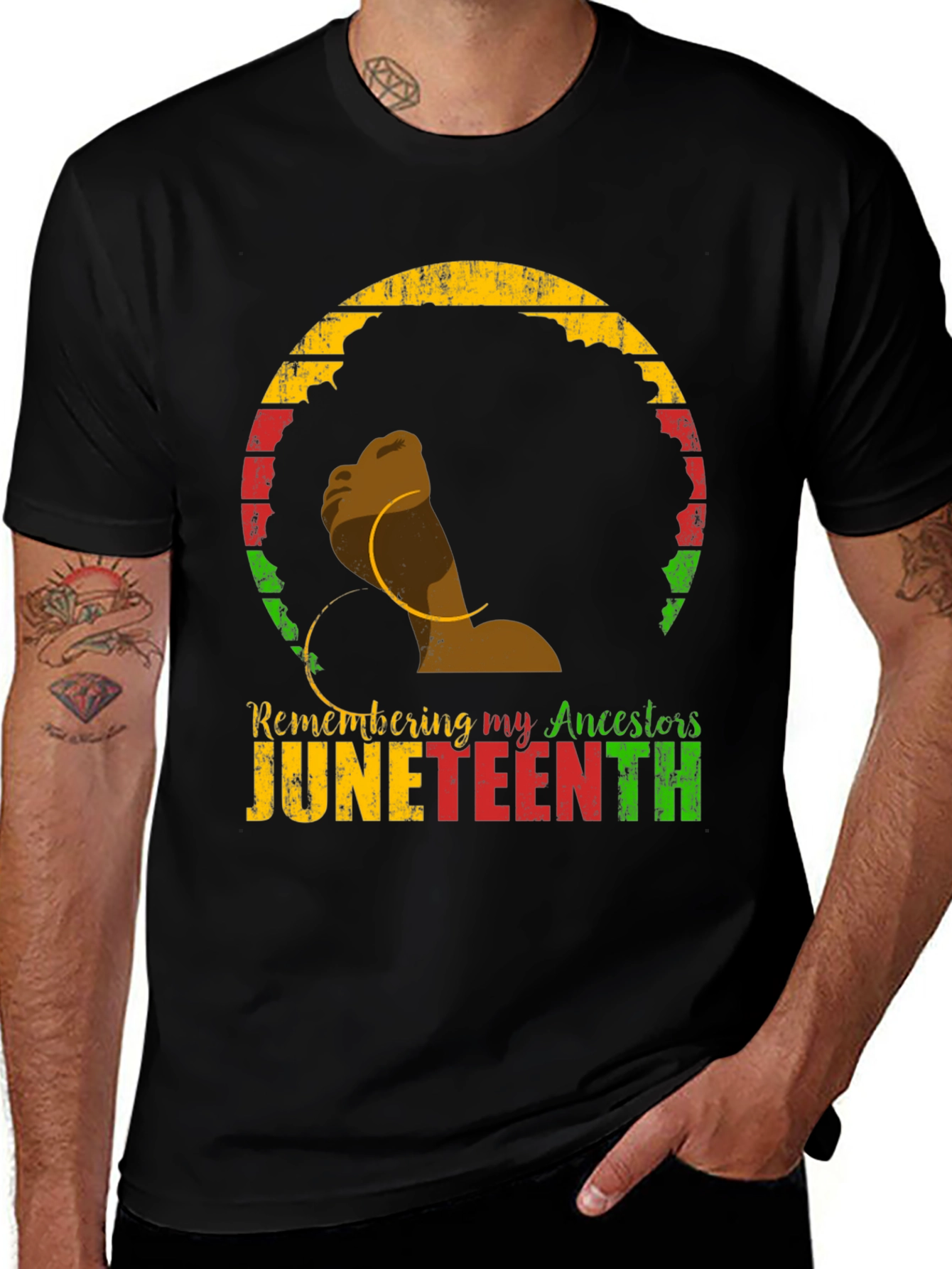 Juneteenth Ancestors T-Shirt Black History Freedom Day Tee