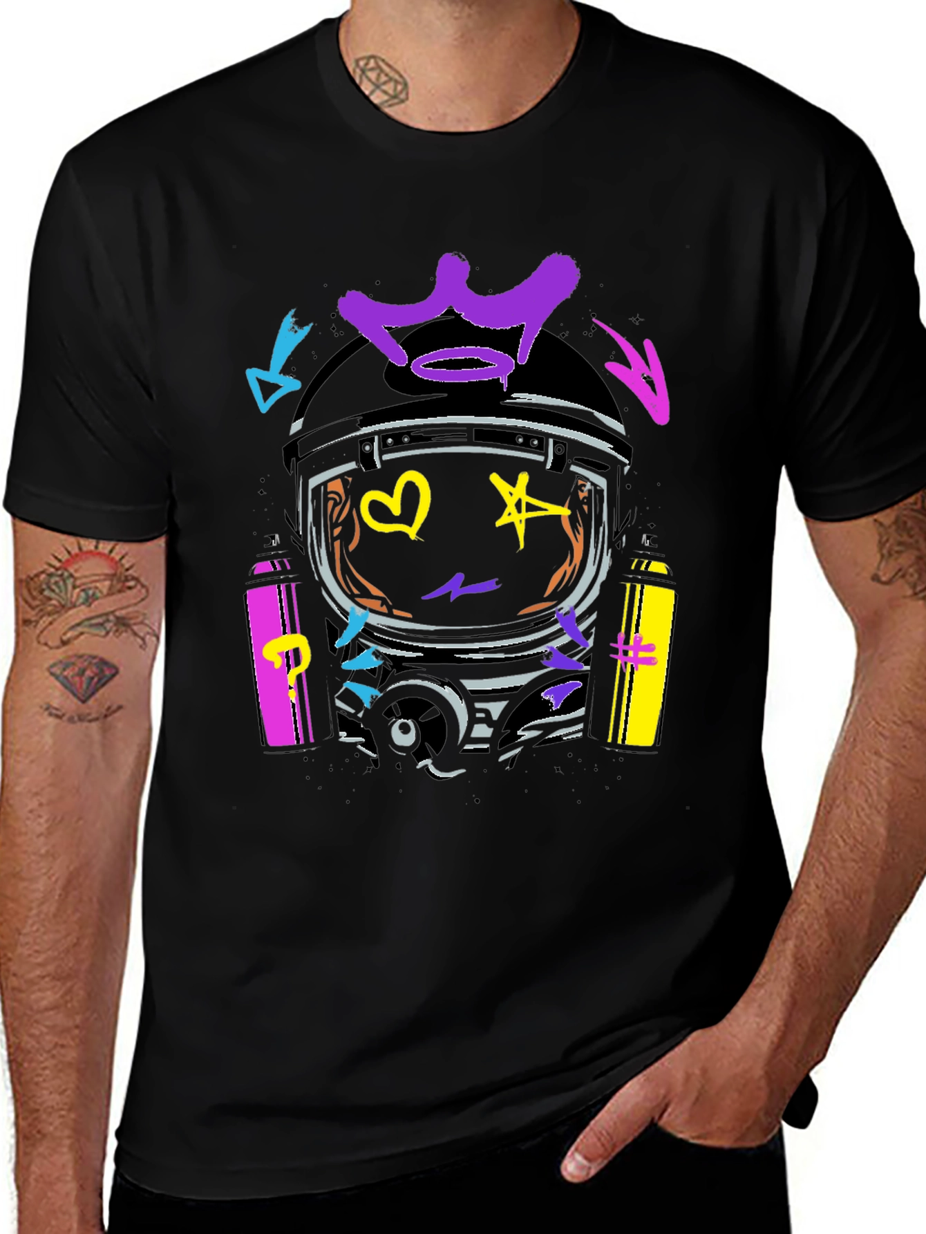 Variant 17 of Astronaut Graffiti Tee