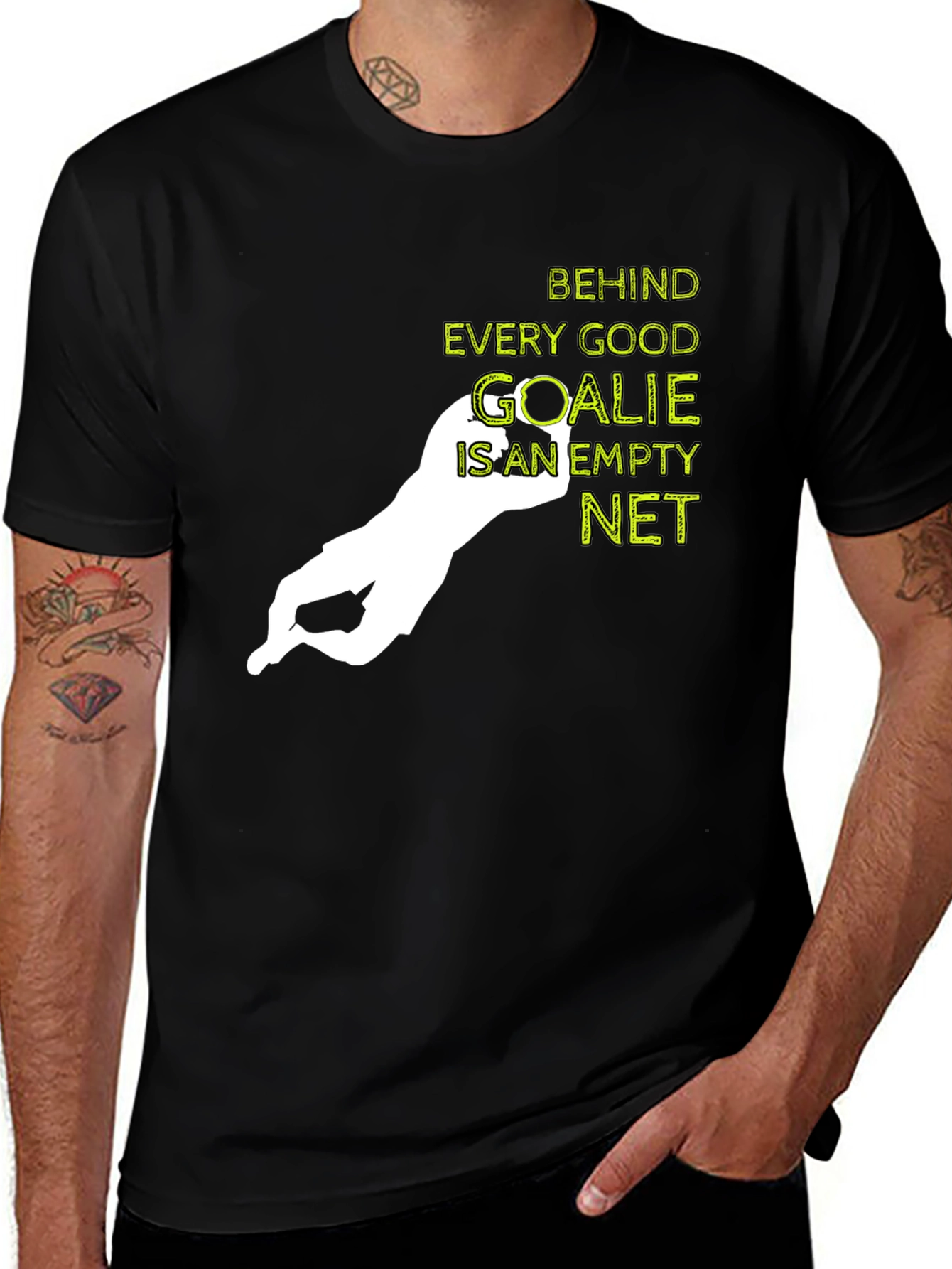 Variant 19 of Behind Every Good Goalie T-Shirt