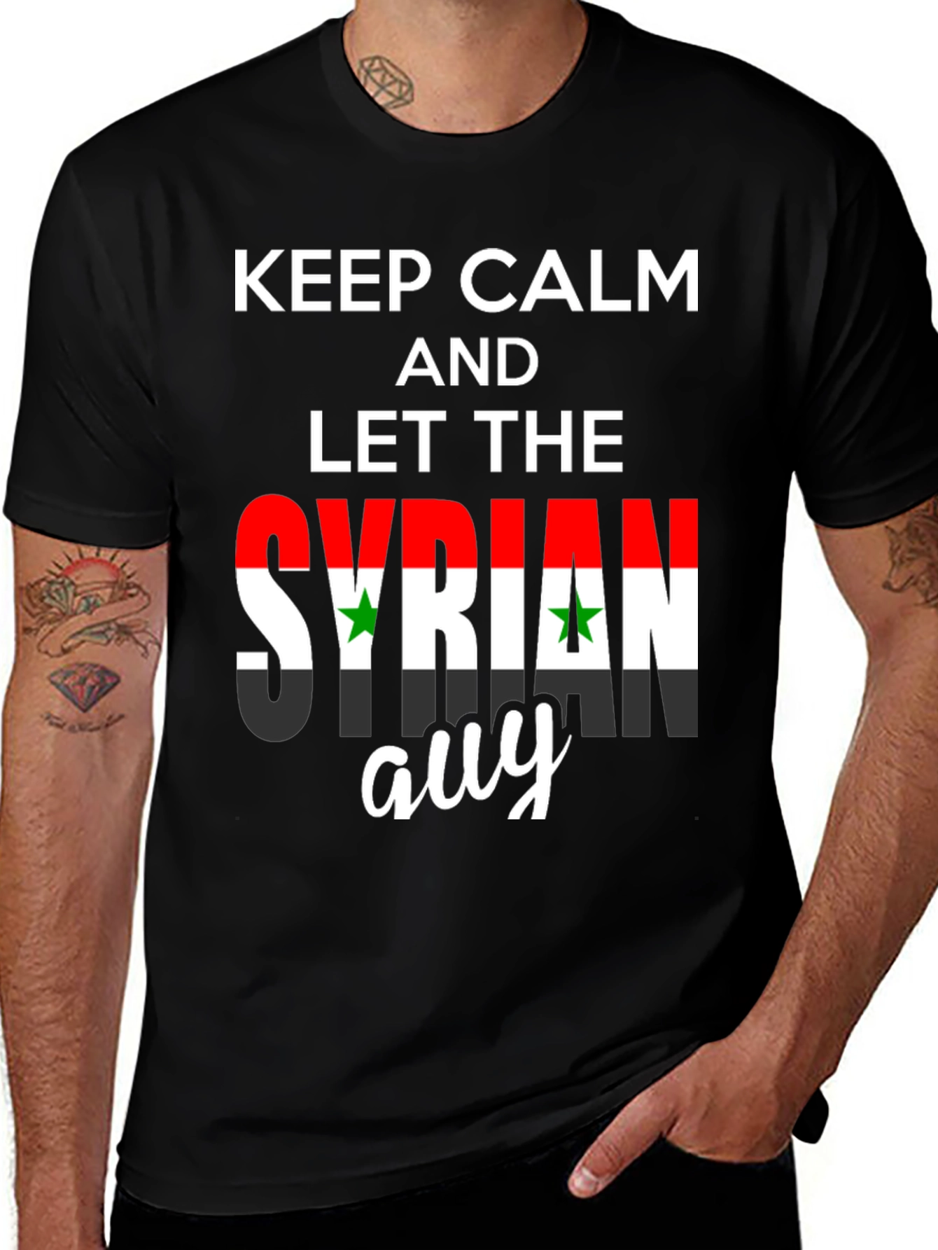 Keep Calm Syrian Guy T-Shirt