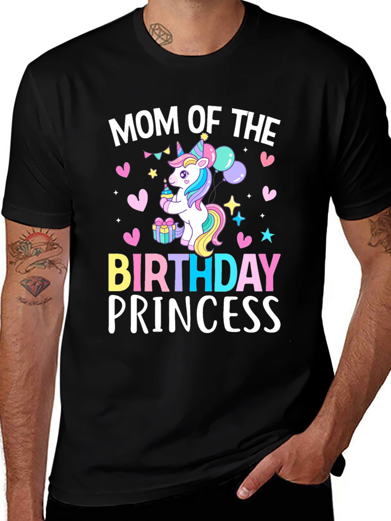 Variant 3 of Mom of the Birthday Princess Unicorn T-Shirt