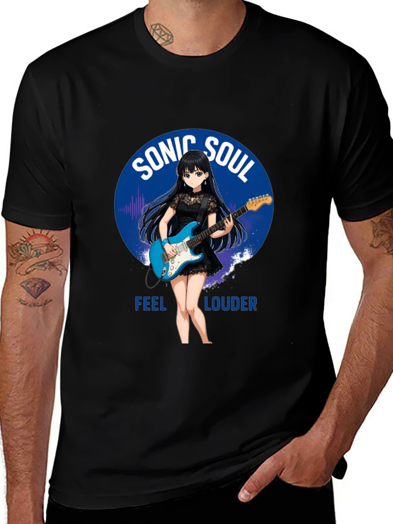Variant 10 of Sonic Soul Anime Girl Graphic T-Shirt