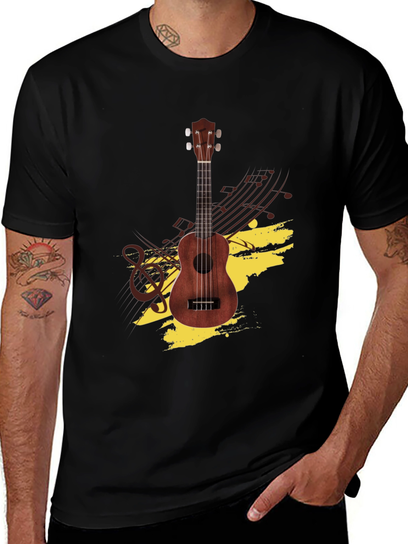 Variant 17 of Ukulele Graphic Tee - Music Lover's T-Shirt
