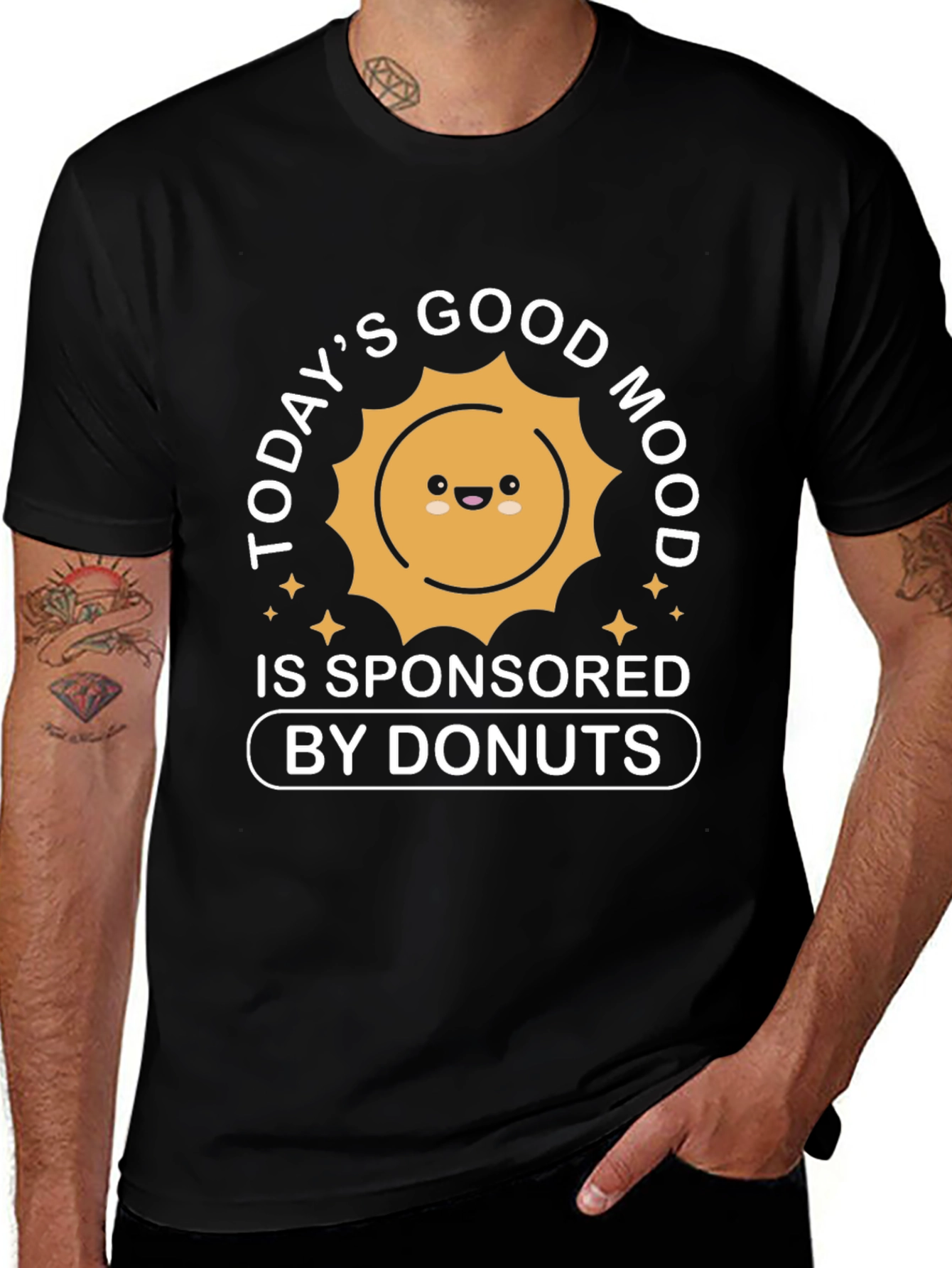Variant 19 of Today's Good Mood Sponsored by Donuts T-Shirt