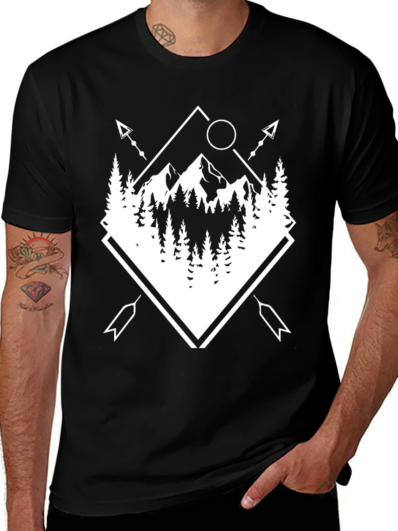 Variant 3 of Mountain Graphic Tee: Nature Lover Apparel