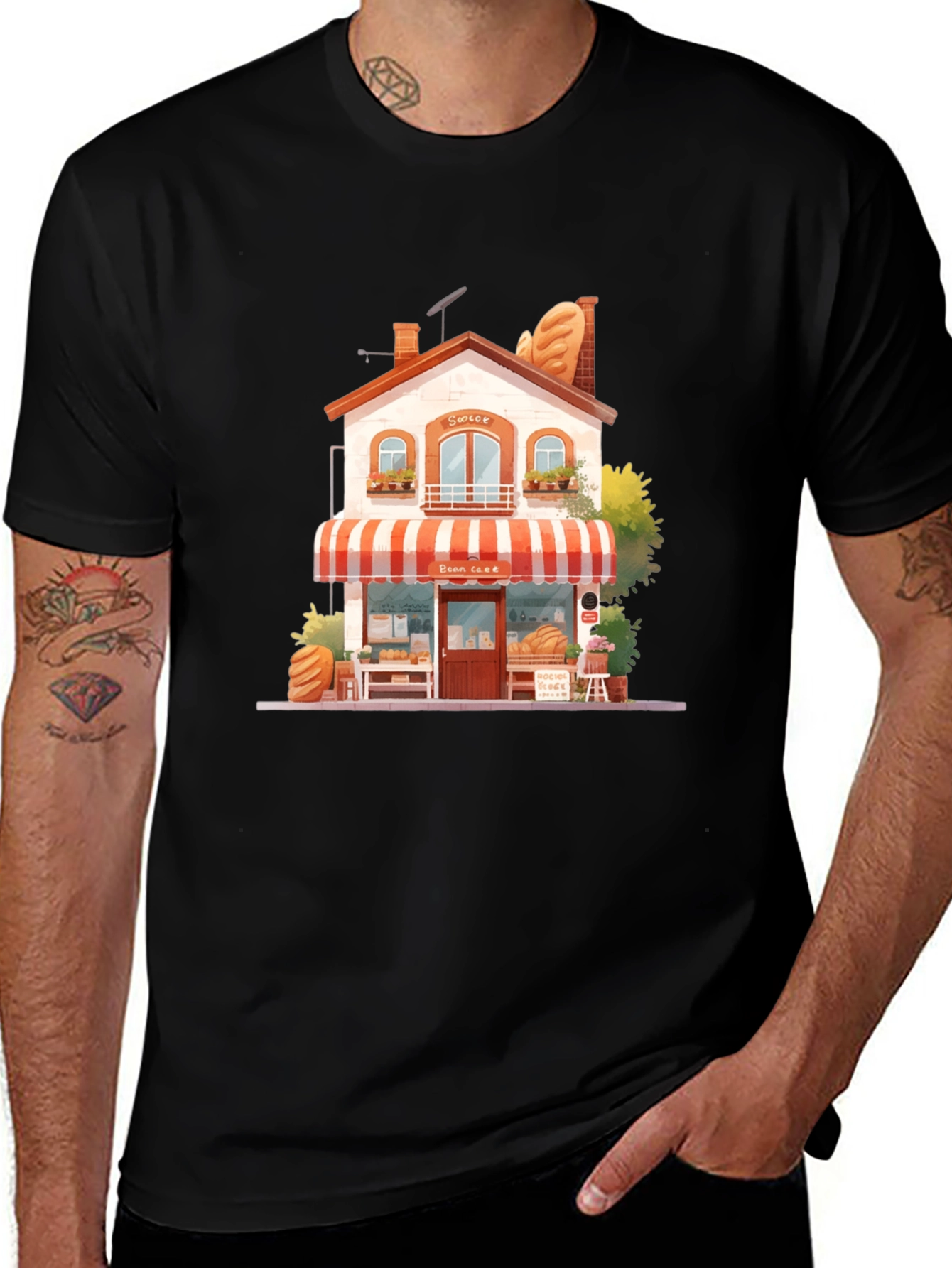 Variant 5 of Bakery Graphic T-Shirt