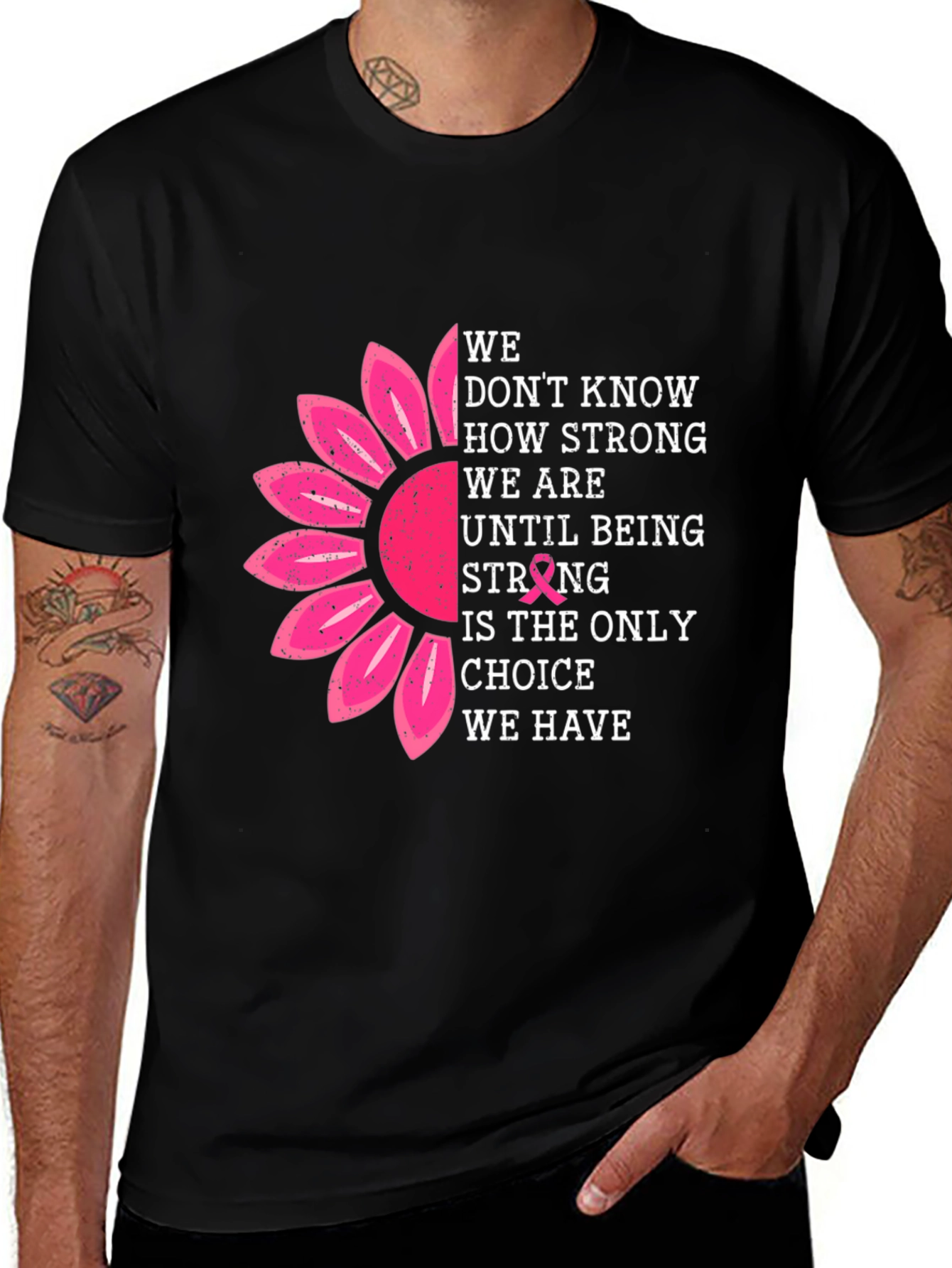 Variant 4 of Breast Cancer Awareness T-Shirt