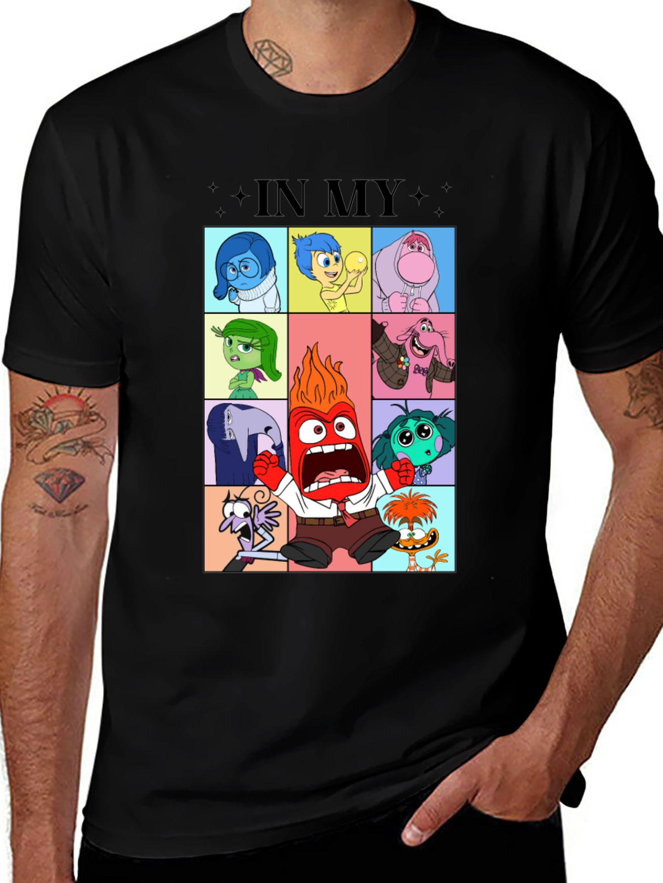 Variant 14 of Inside Out T-Shirt, Character Grid Tee