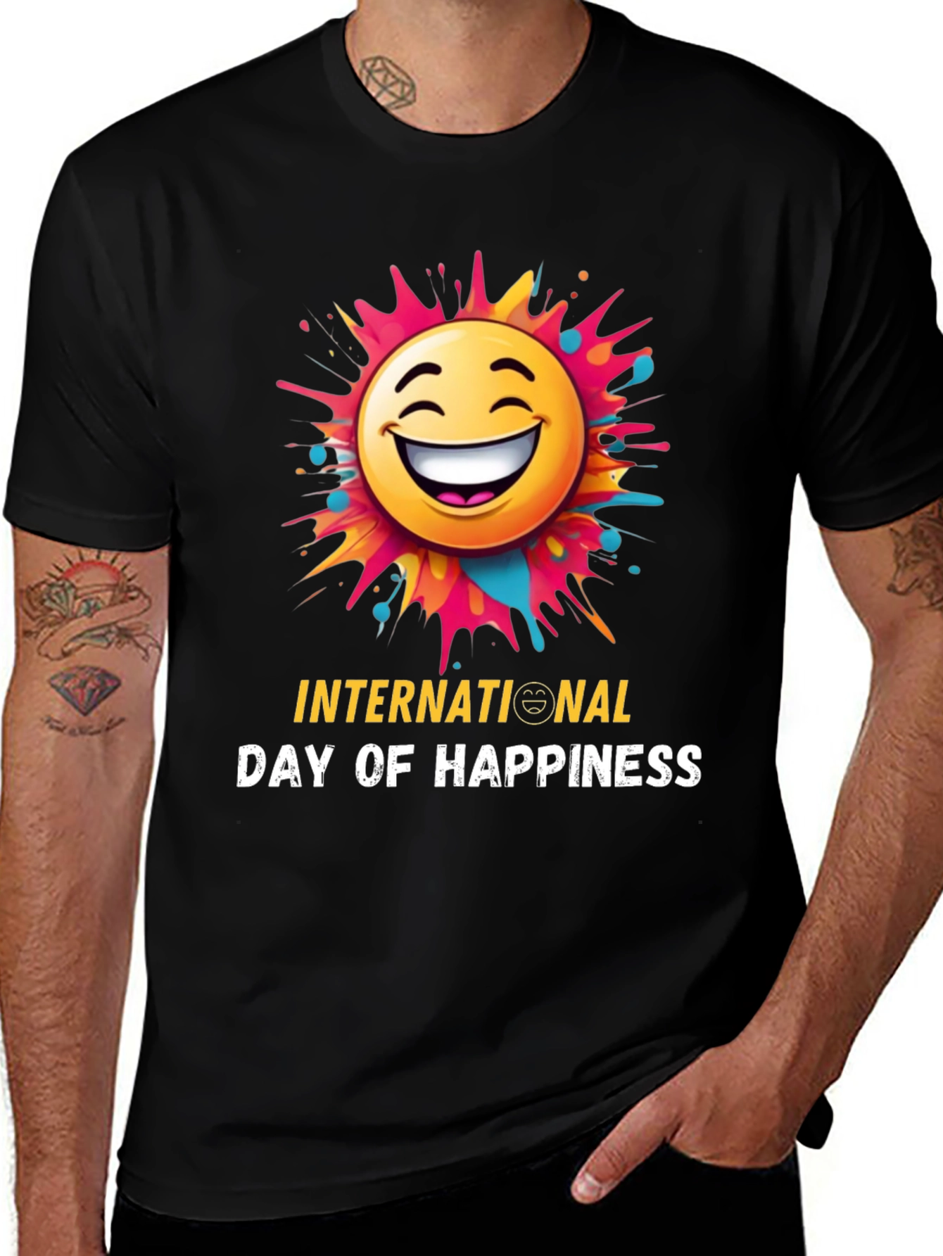 Variant 29 of International Day of Happiness Graphic Tee