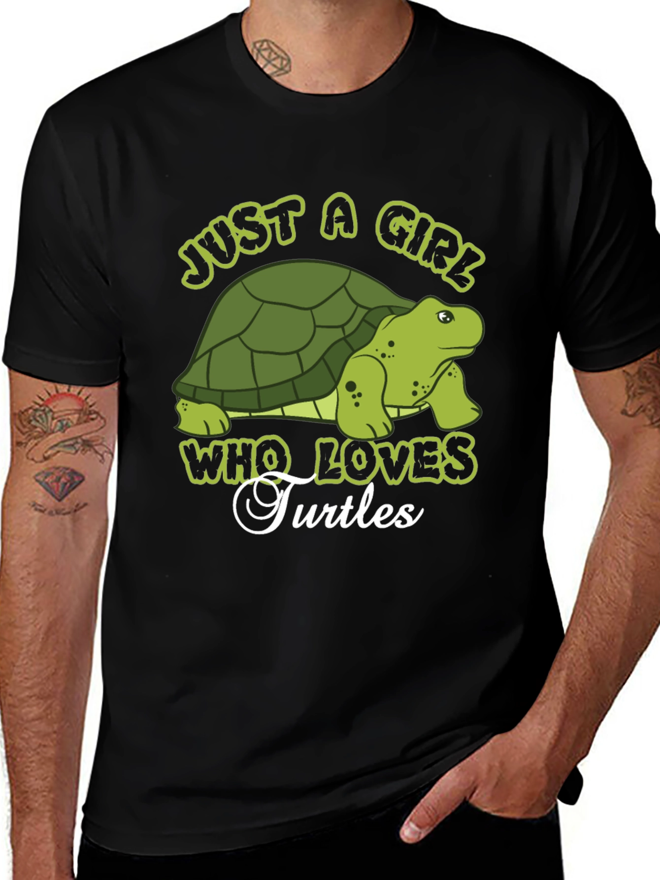 Variant 11 of Just a Girl Who Loves Turtles T-Shirt