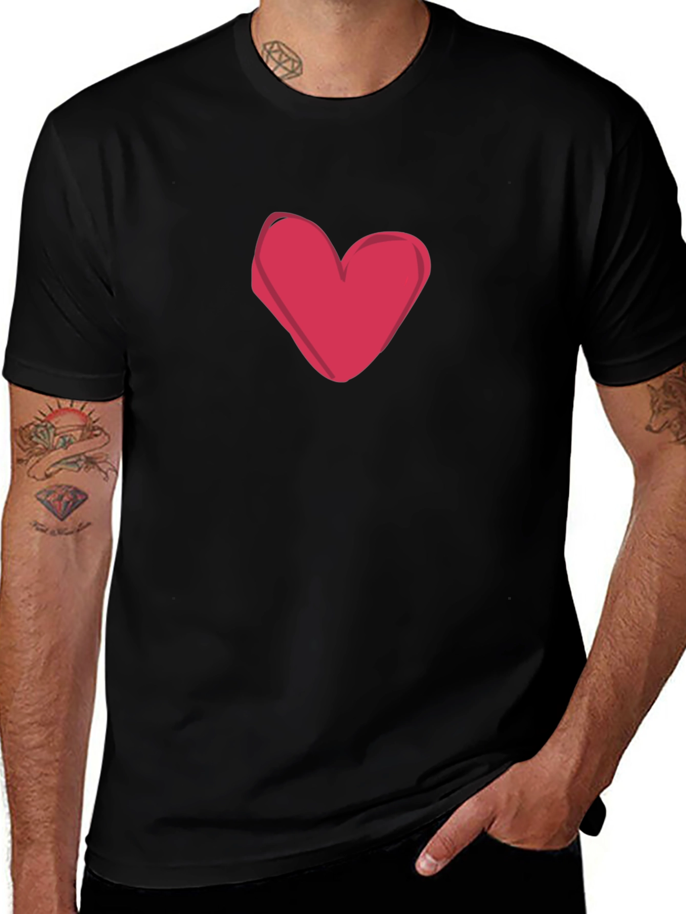 Heart Graphic Tee - Classic Style