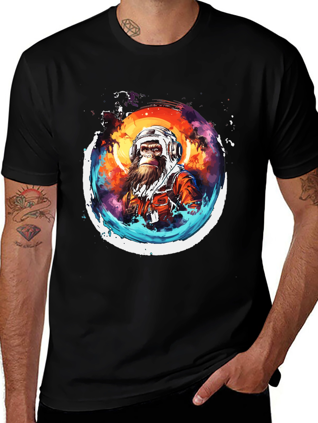 Variant 6 of Ape Astronaut Graphic T-Shirt
