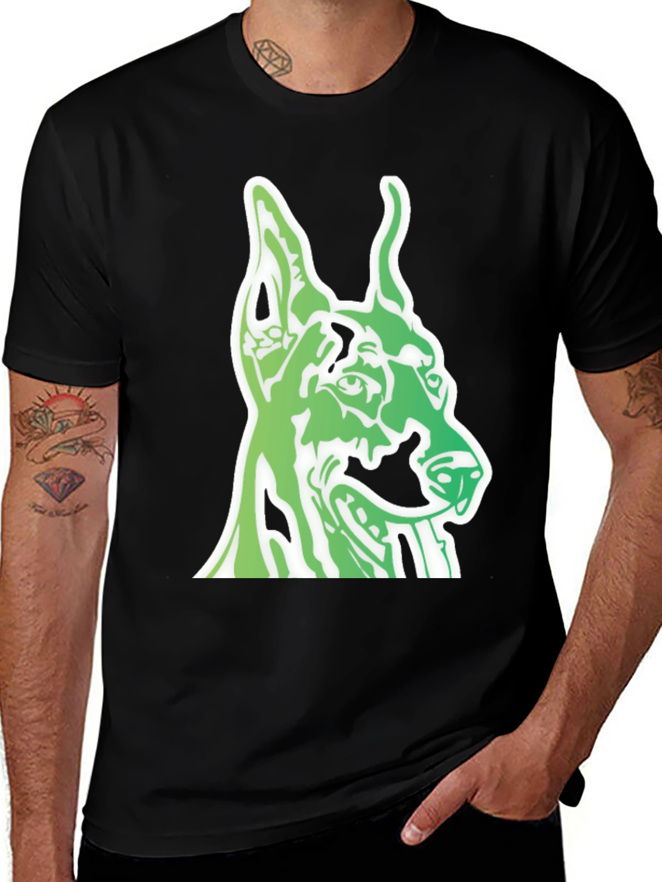Variant 14 of Doberman Graphic Tee - Cool Dog Lover T-Shirt