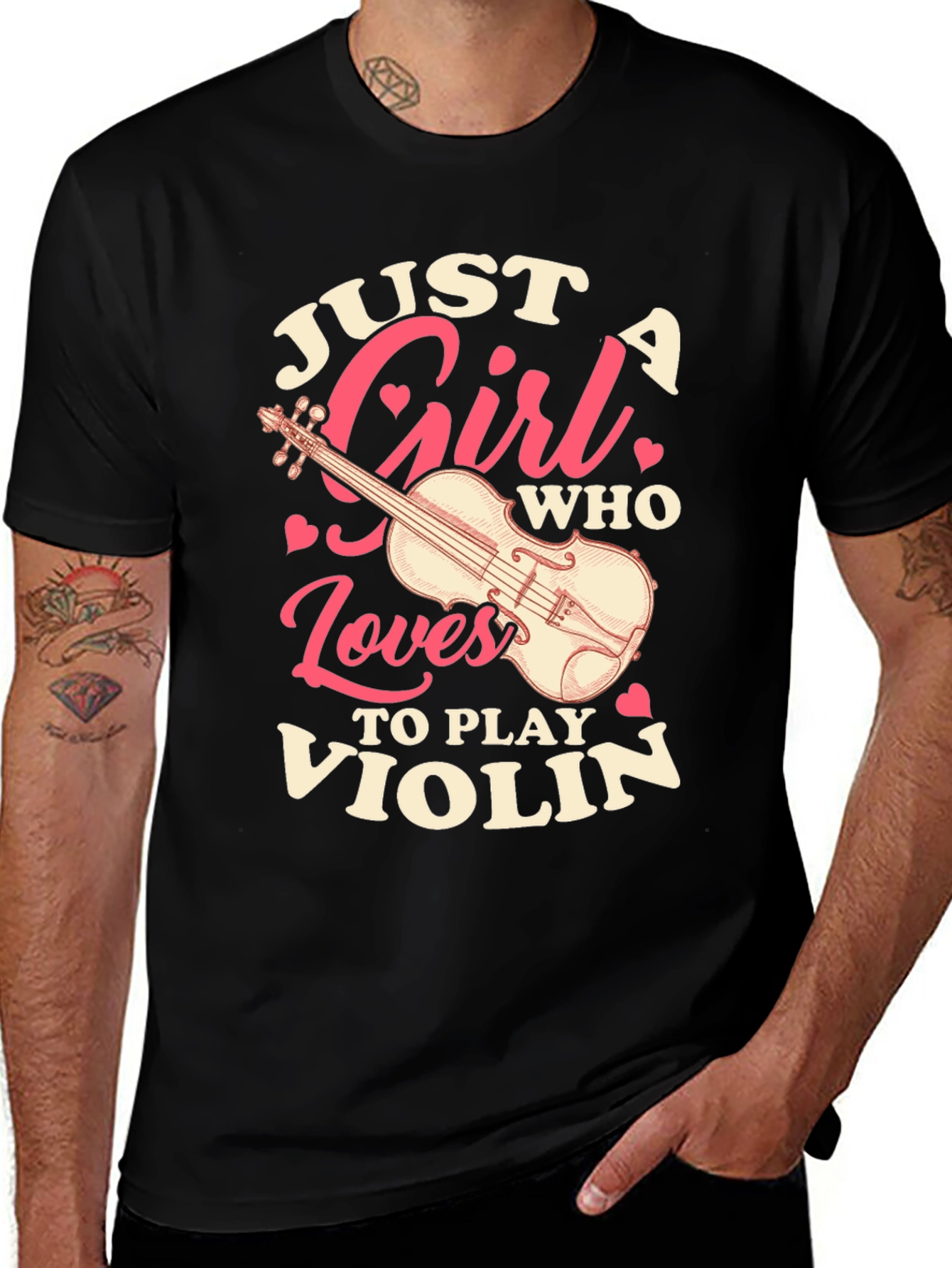 Variant 14 of Just A Girl Who Loves To Play Violin T-Shirt