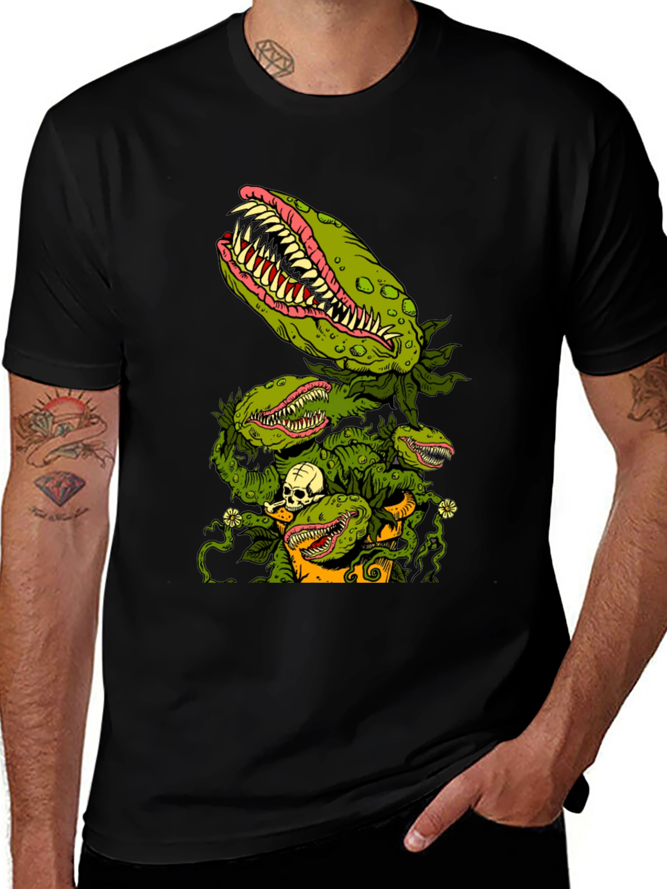 Variant 27 of Carnivorous Plant T-Shirt - Feed Me Seymour!