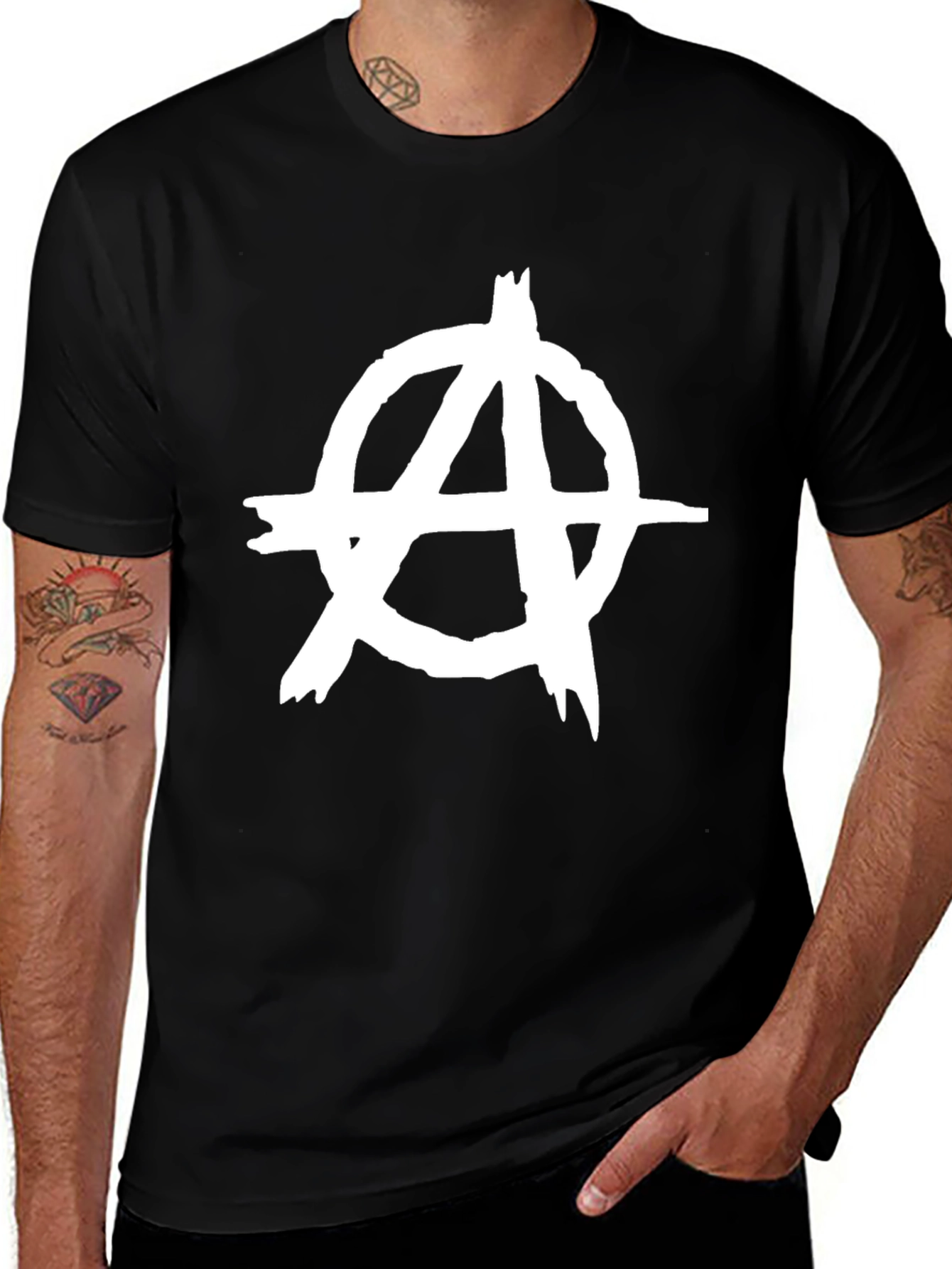 Variant 14 of Anarchy Symbol T-Shirt - Classic Rebellion