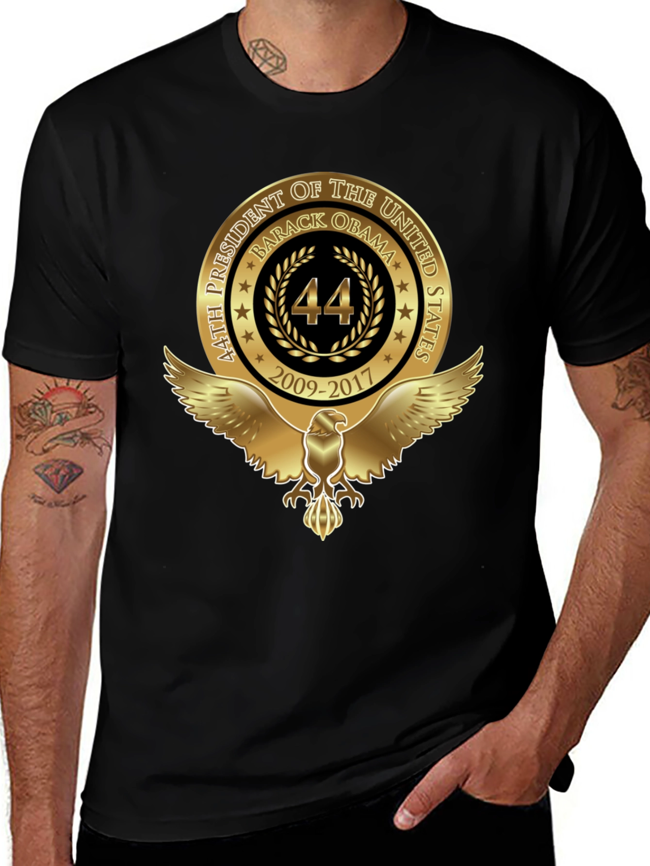 Obama '44' Eagle Graphic T-Shirt