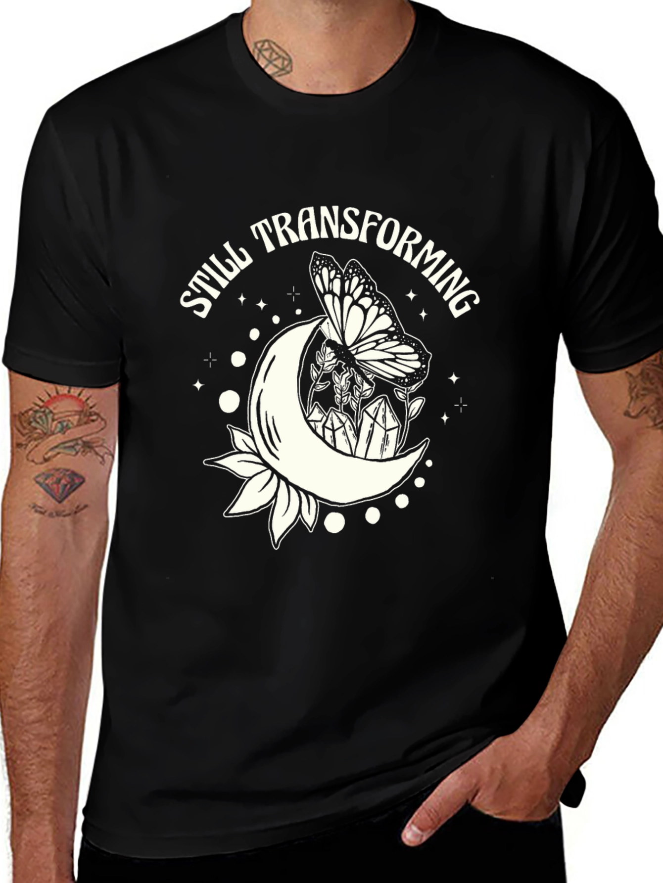Variant 21 of Still Transforming Butterfly & Moon T-Shirt