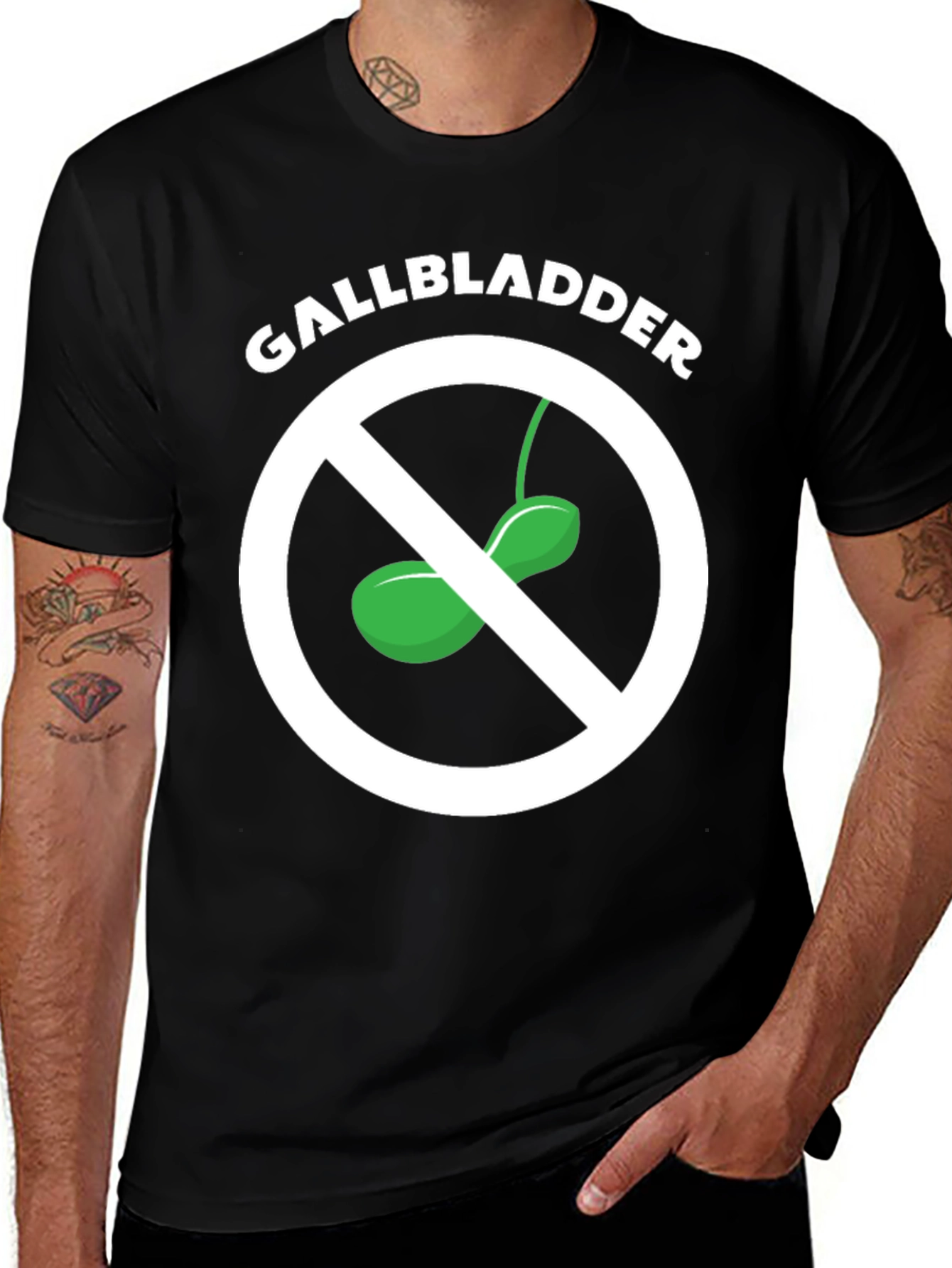 Variant 17 of No Gallbladder T-Shirt: Post Surgery Funny Tee