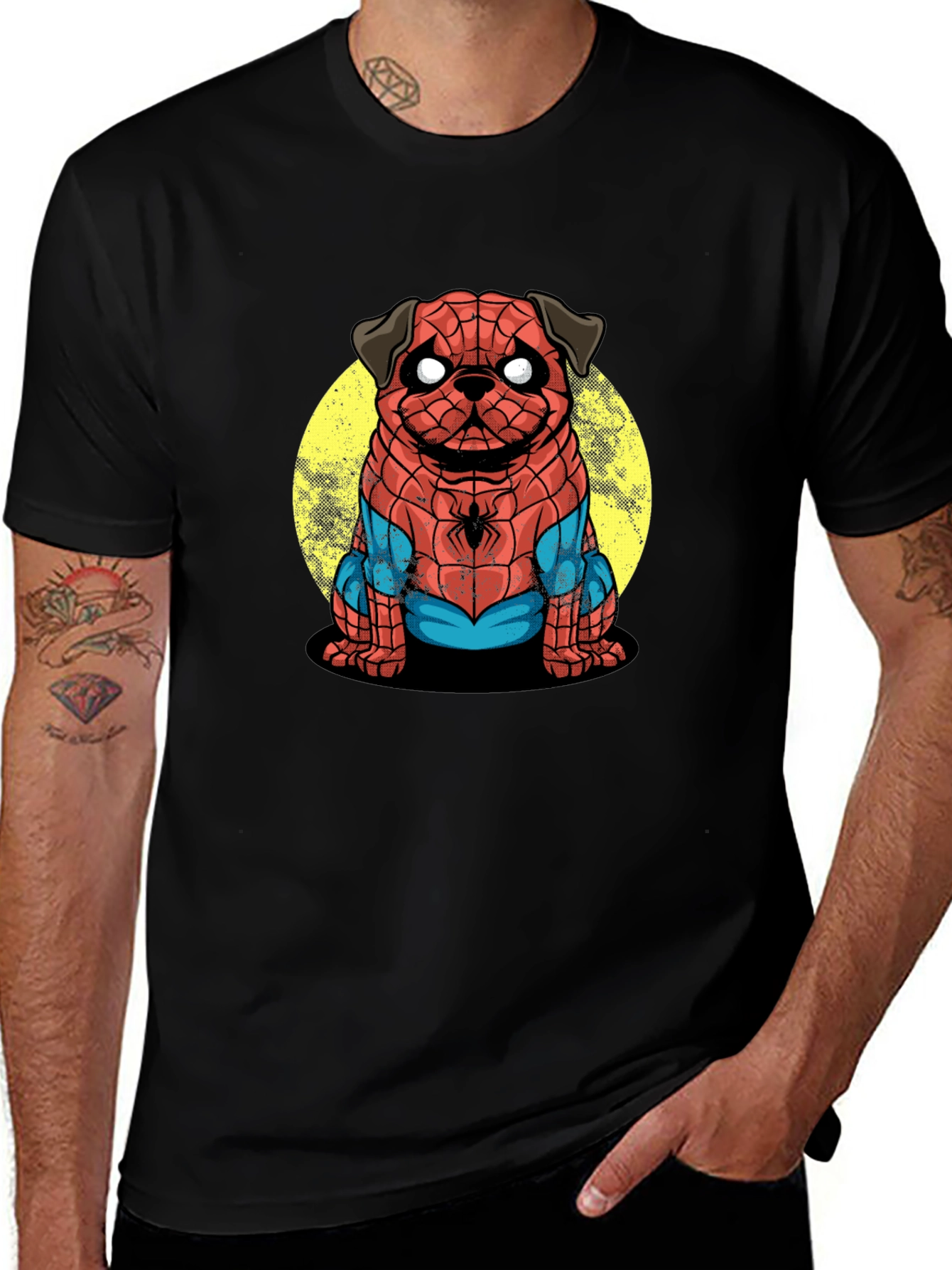 Variant 21 of Spider-Pug T-Shirt: Heroic Canine Tee