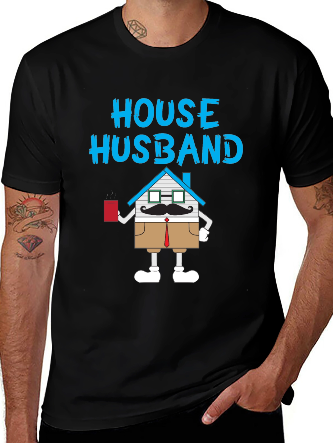 Variant 5 of House Husband Graphic Novelty T-Shirt